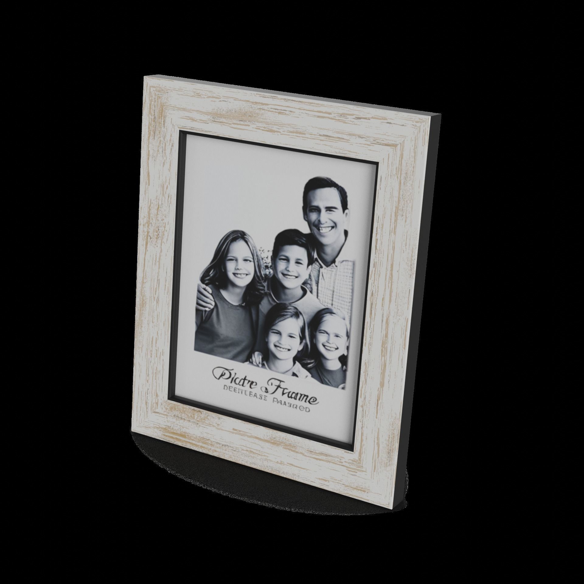 Home decorations Picture Frame Low-poly 3D model_1