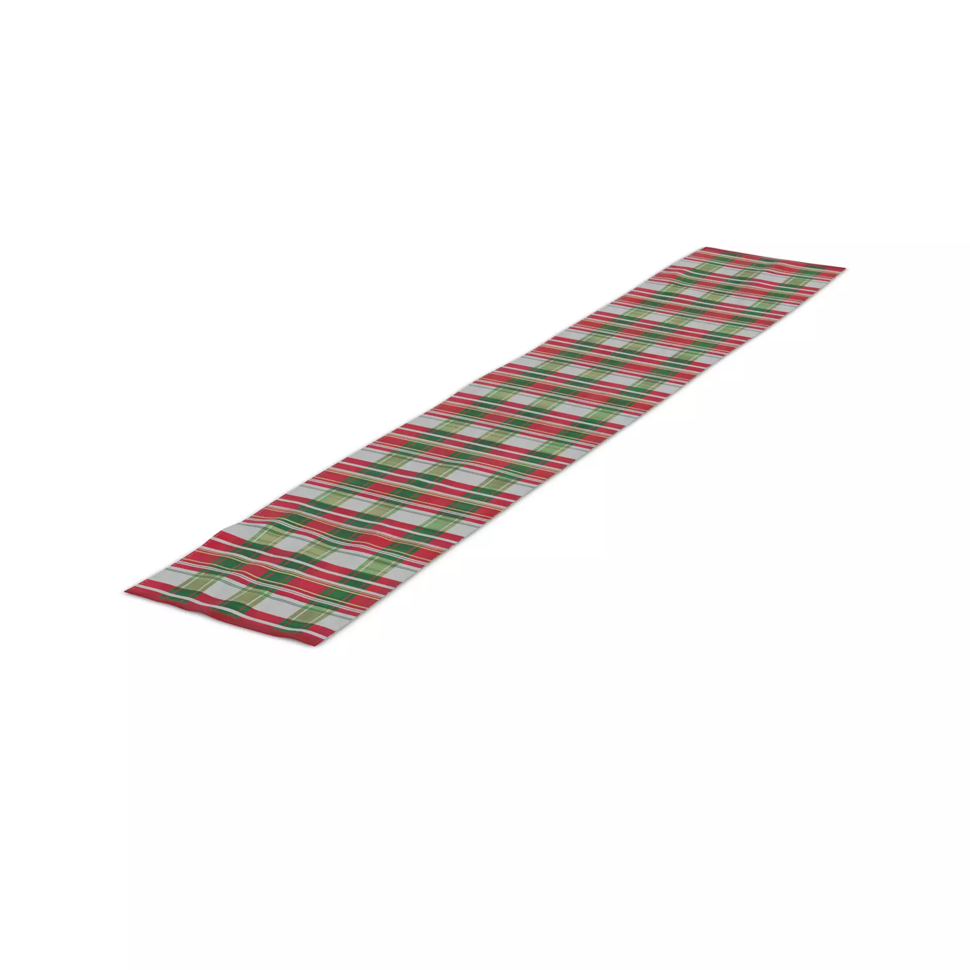 Christmas decorations Christmas Table Runner Low-poly 3D model_0