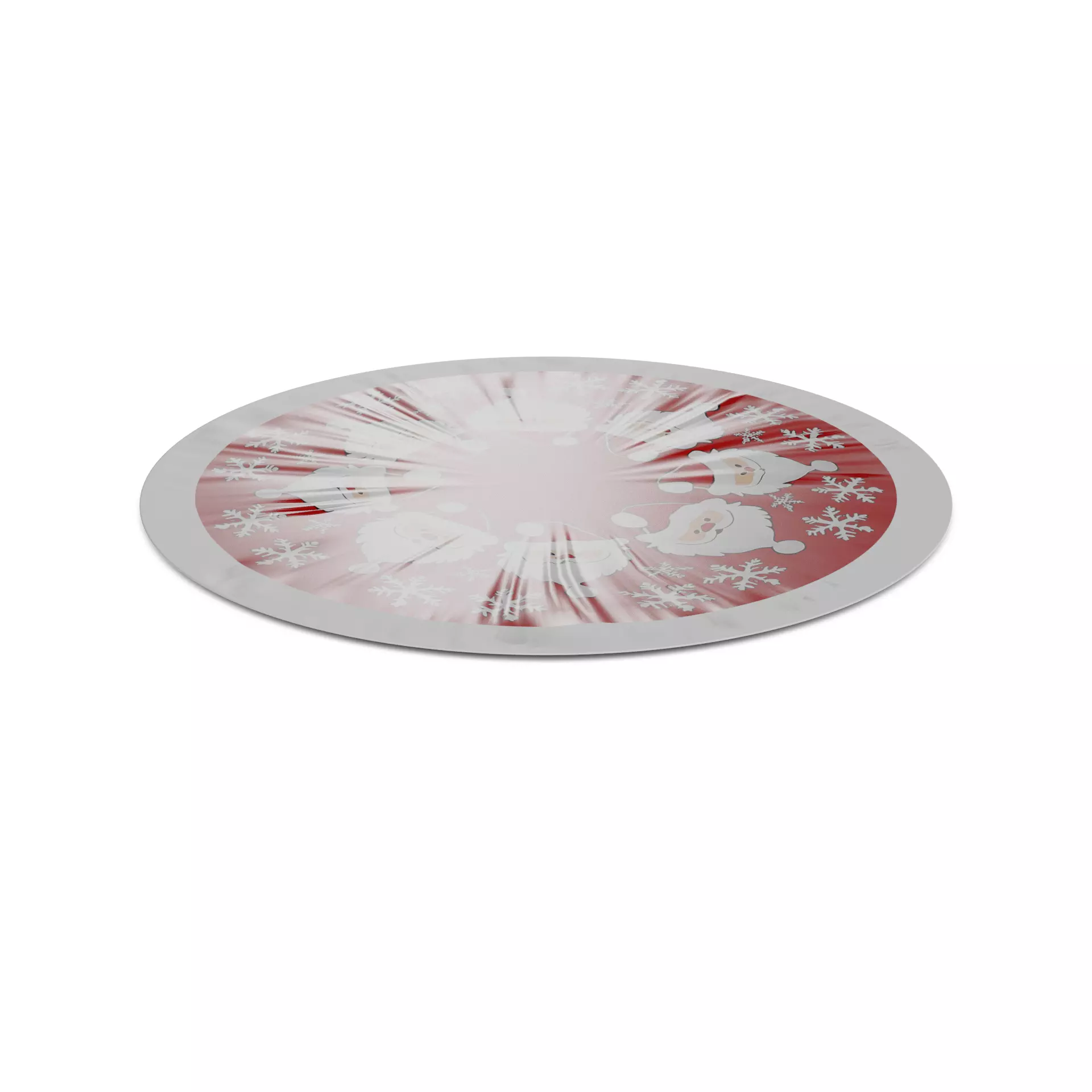 Christmas decorations Christmas Tree Skirt Low-poly 3D model_0