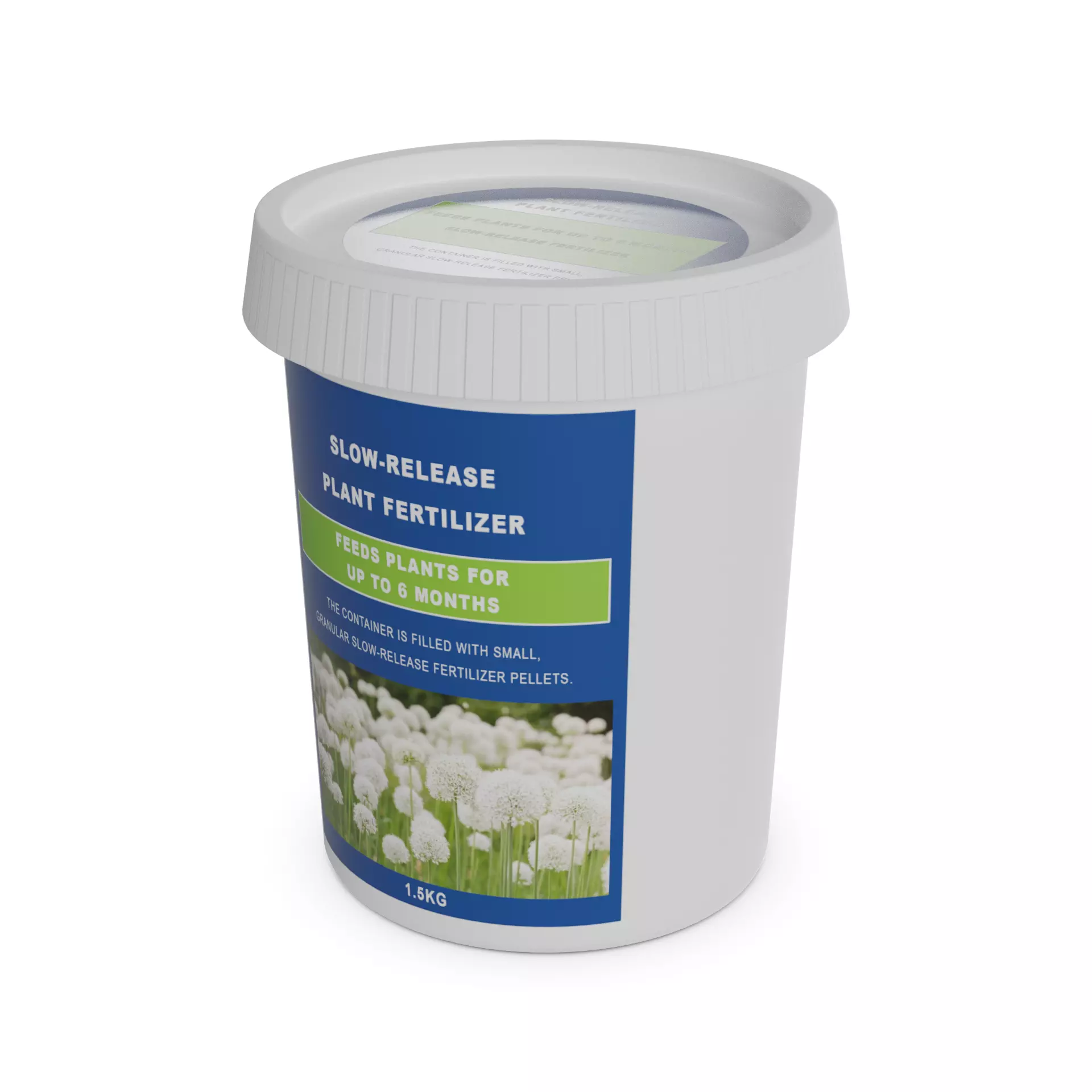 Fertilizers Slow-Release Fertilizer Low-poly 3D model_0