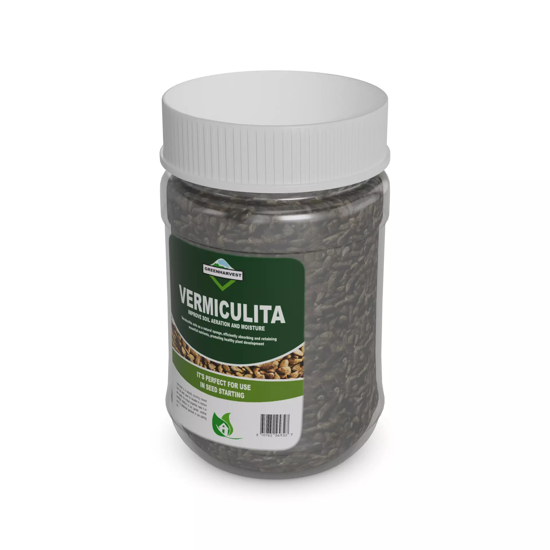 Soils and substrates Vermiculite Low-poly 3D model_0