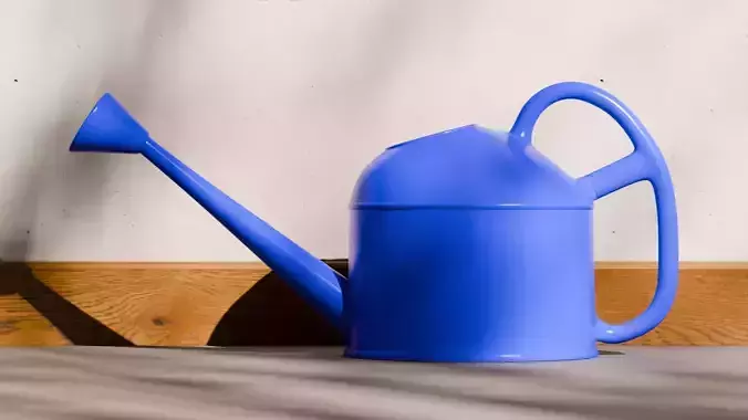 Gardening tools Watering Can Low-poly 3D model