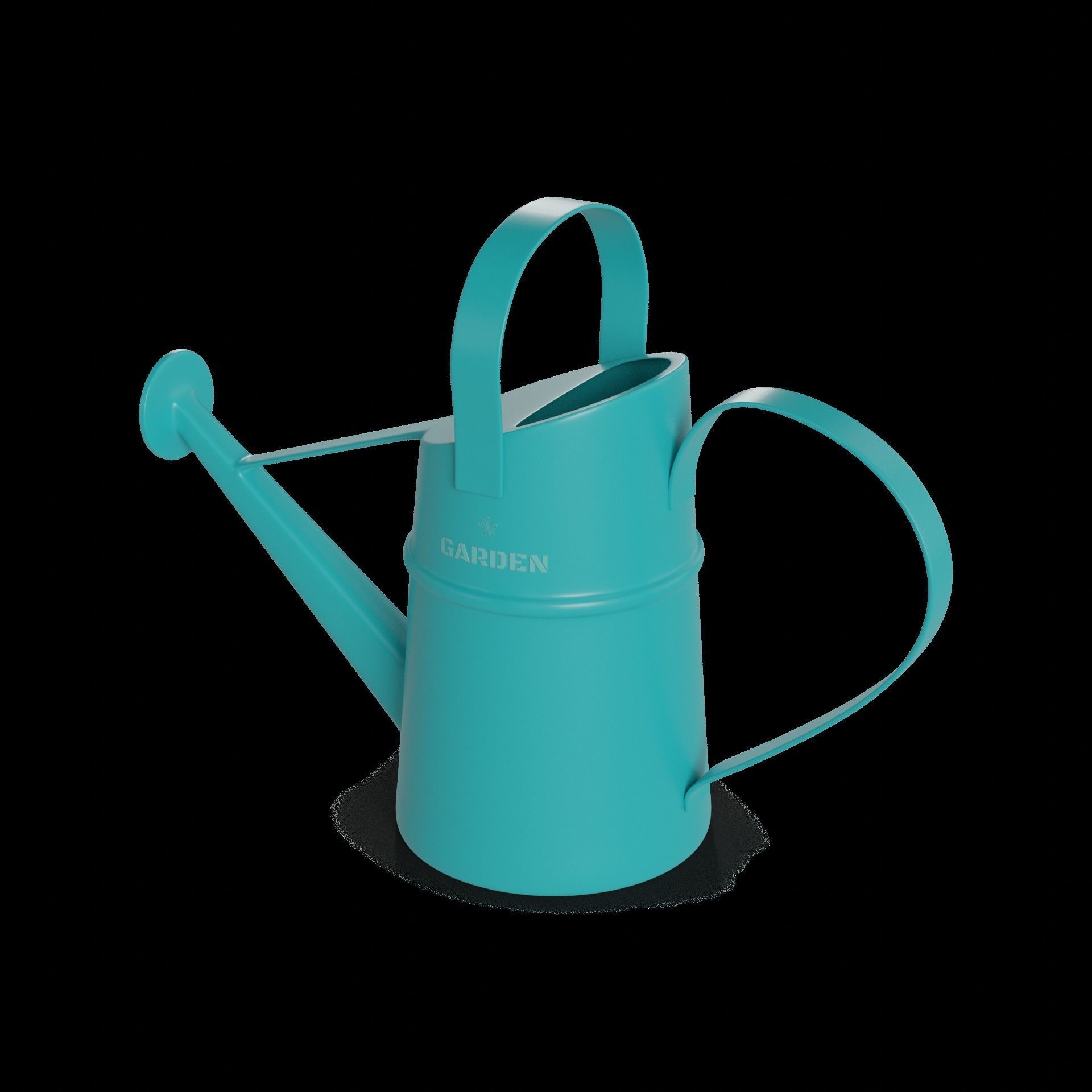 Gardening tools Watering Can 3D model_1