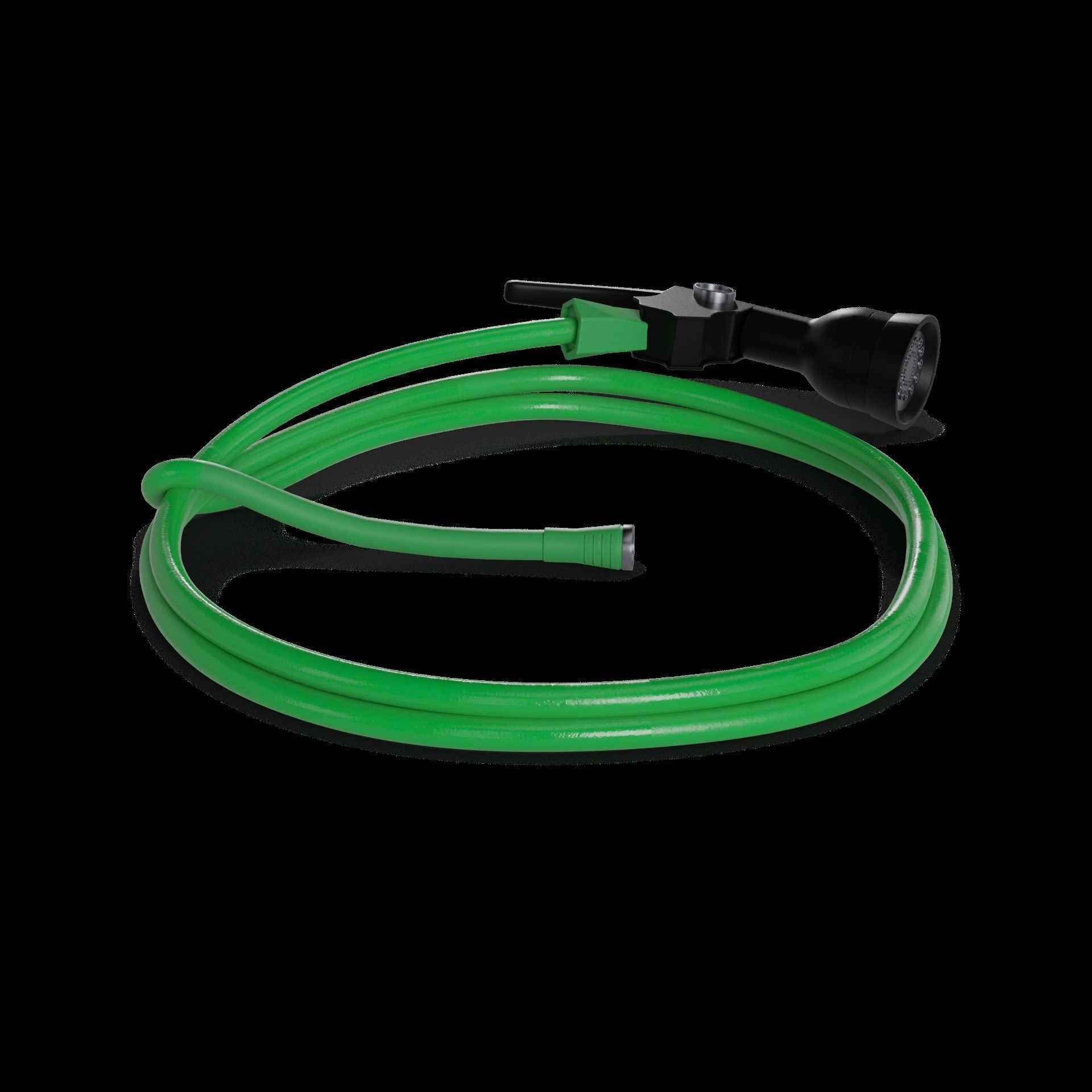 Gardening tools Garden Hose Low-poly 3D model_1