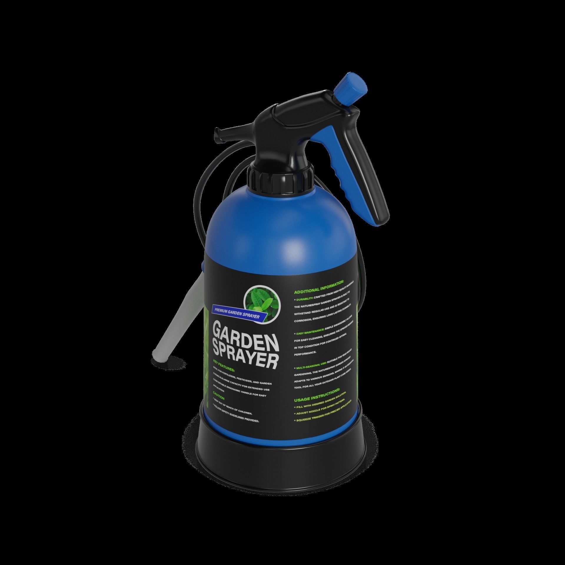 Gardening tools Garden Sprayer 3D model_1