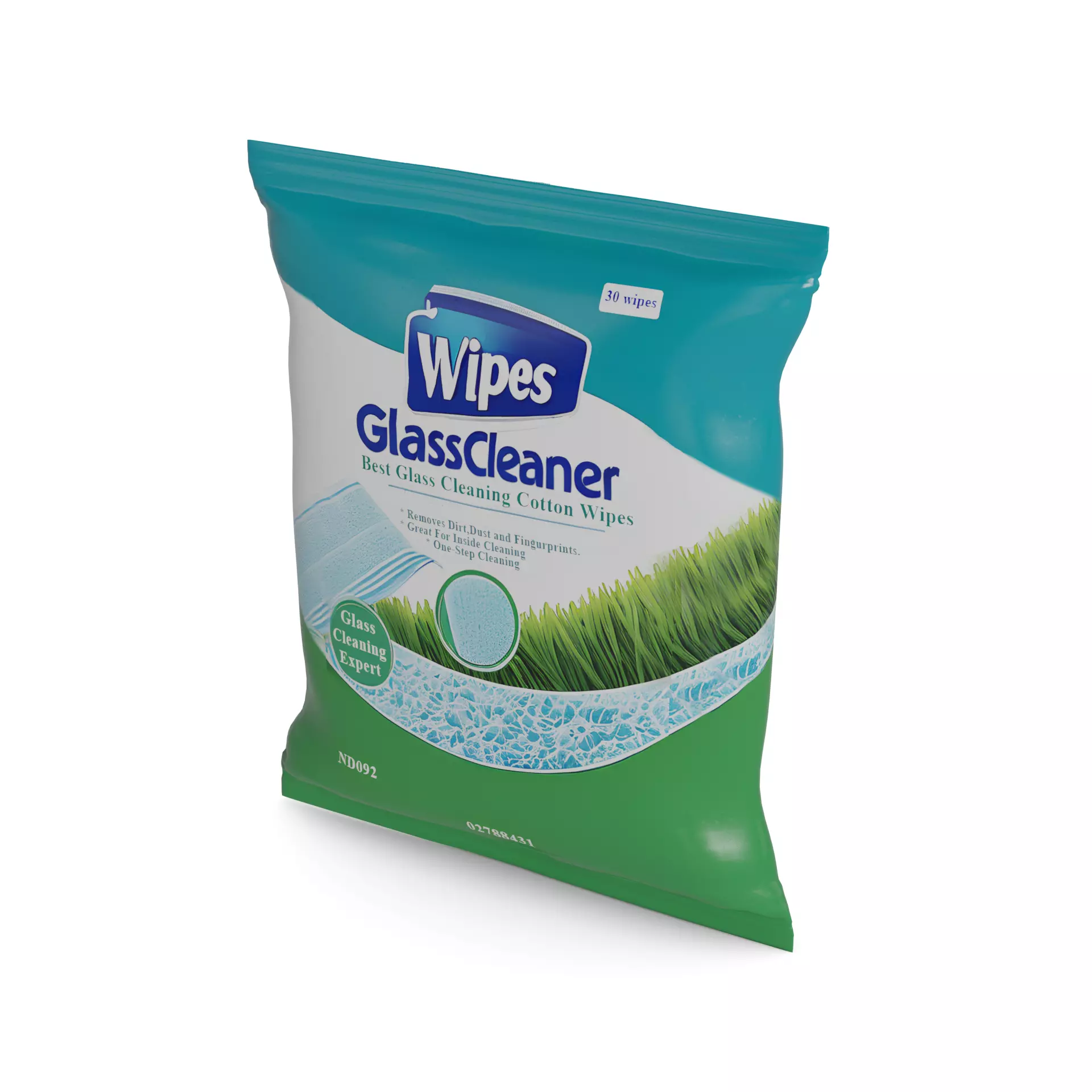 Car cleaning Glass Cleaner Wipes Low-poly 3D model
