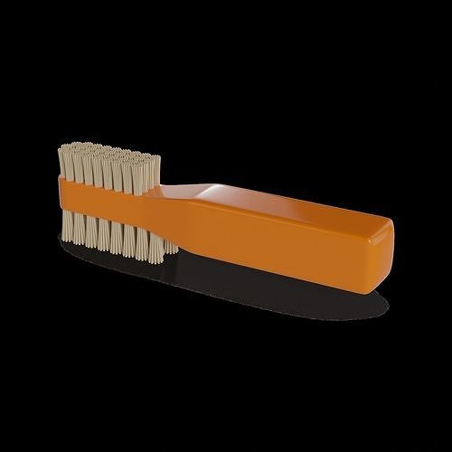Car cleaning Wheel Brush 3D model 2