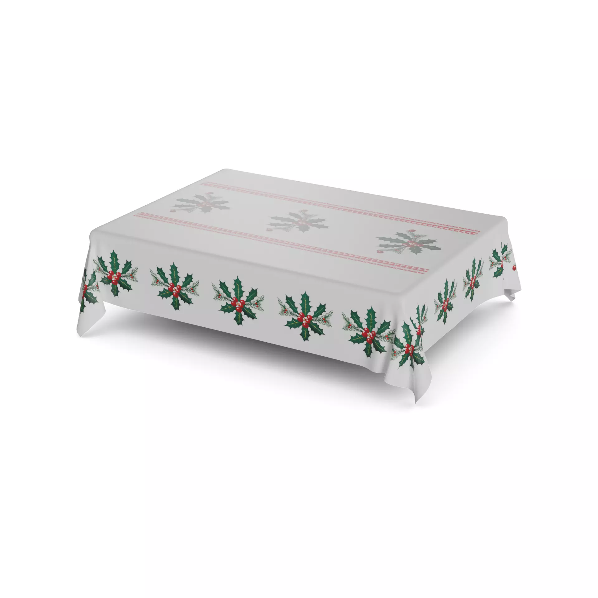 Christmas decorations Christmas Tablecloth 3D model_0