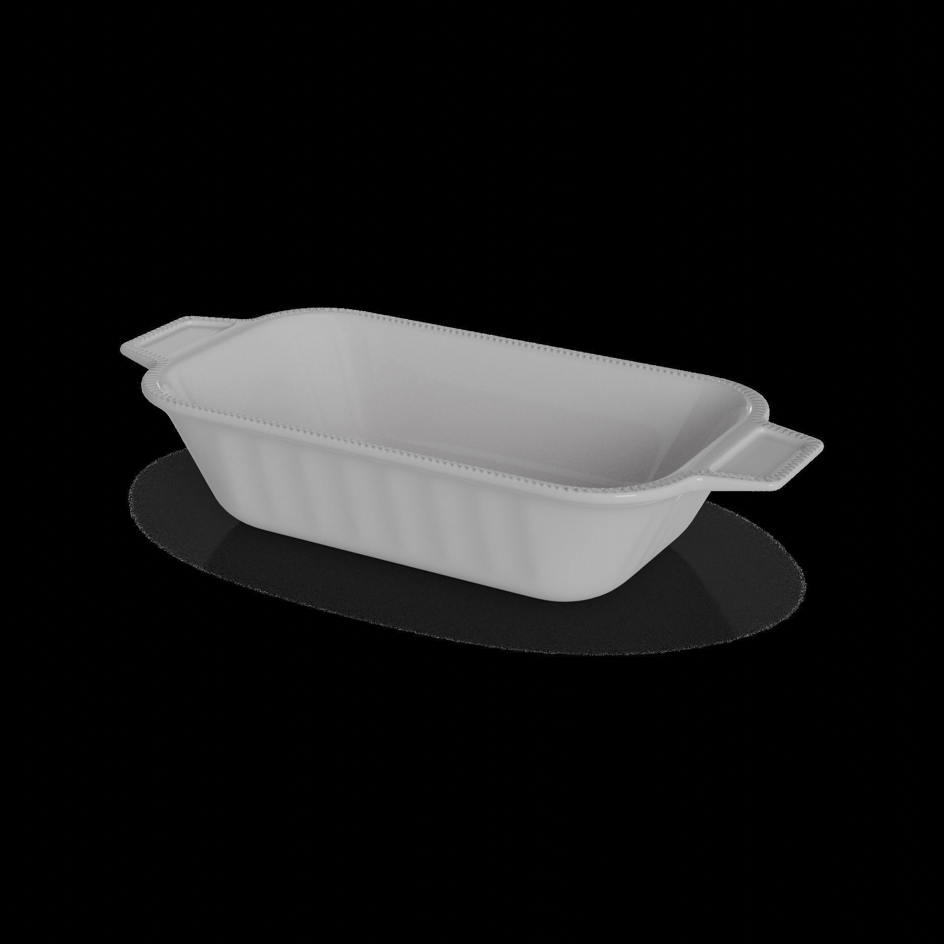 Baking dishes Baking Dish Low-poly 3D model_1