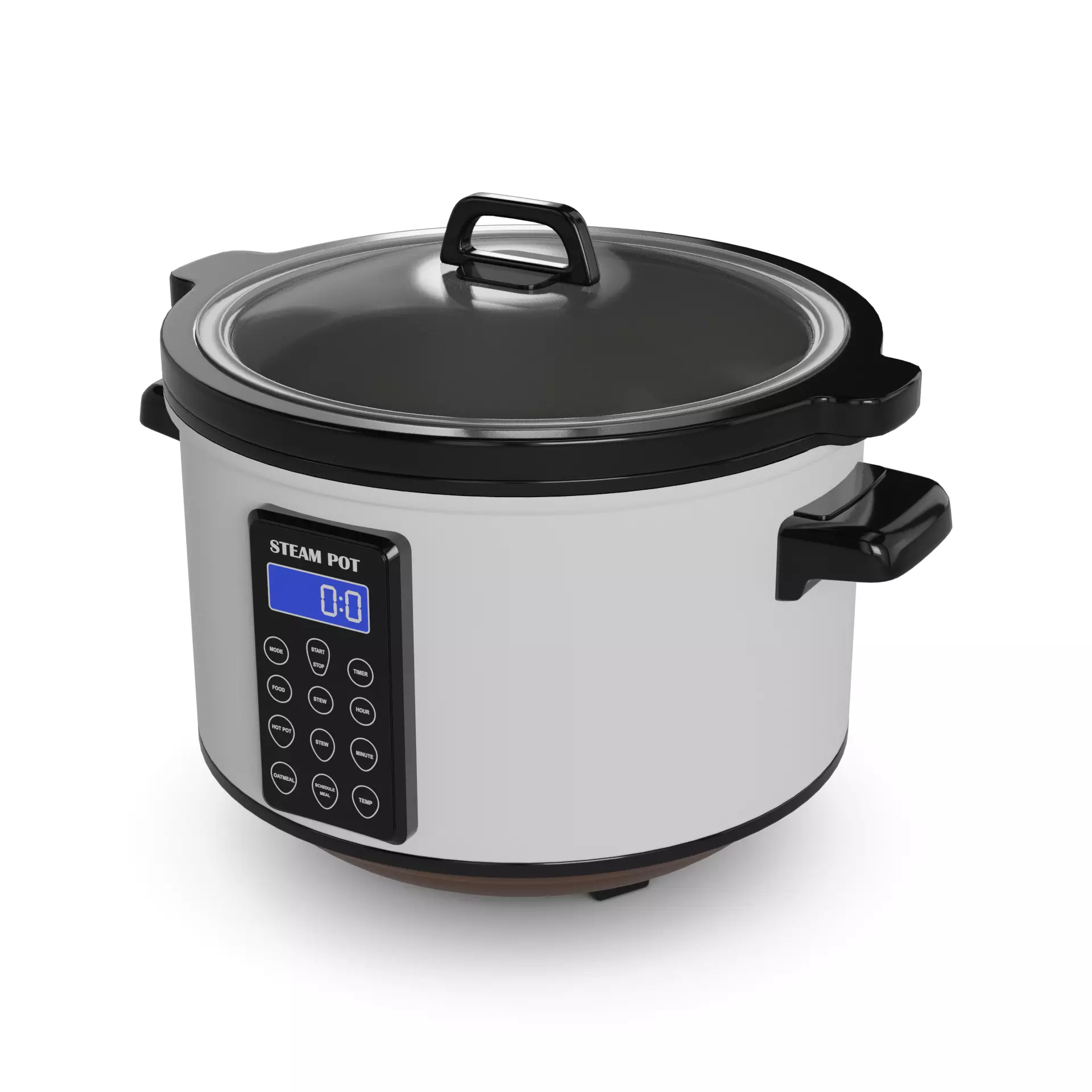 Kitchen appliances Slow Cooker 3D model_0