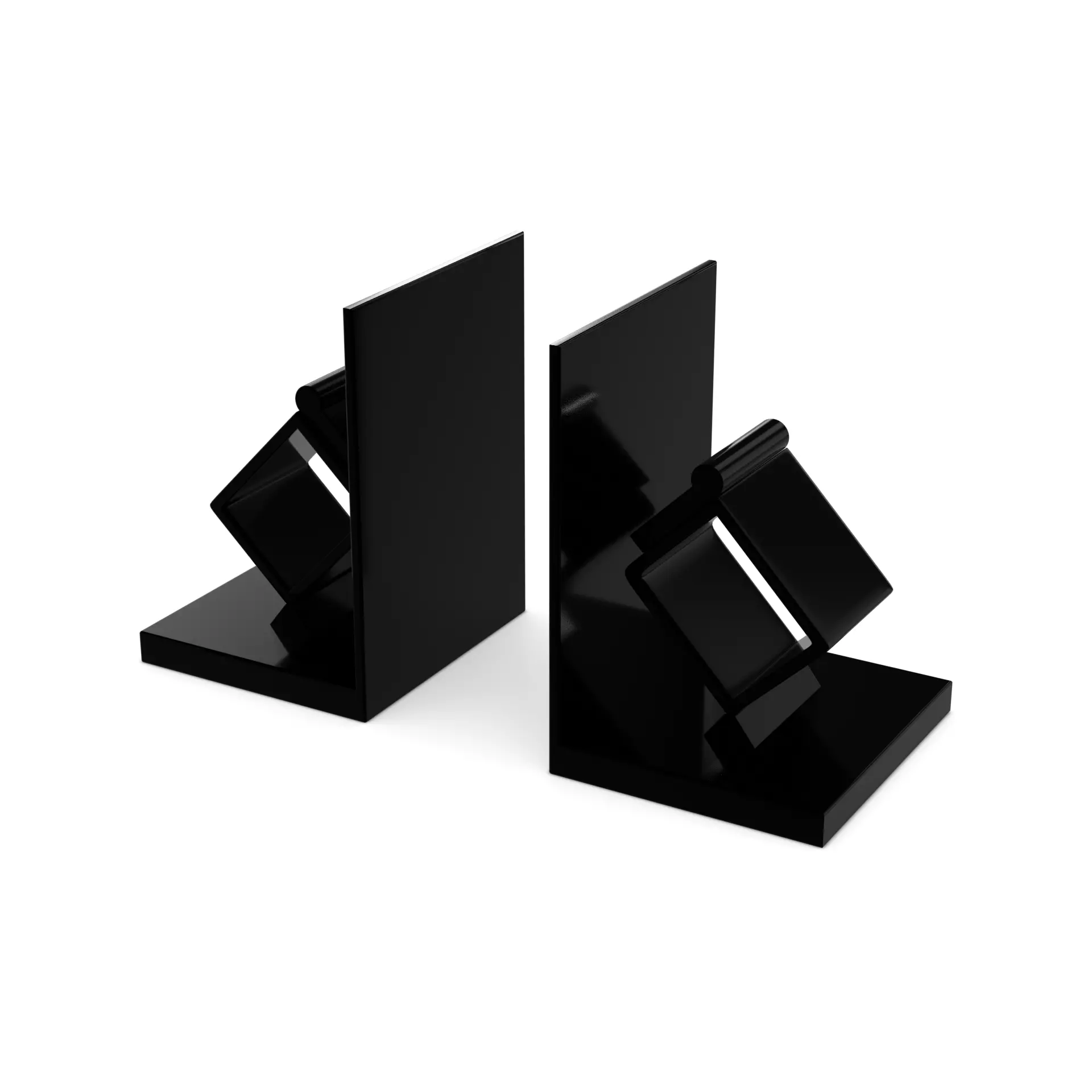 Home decorations Bookends Low-poly 3D model_0