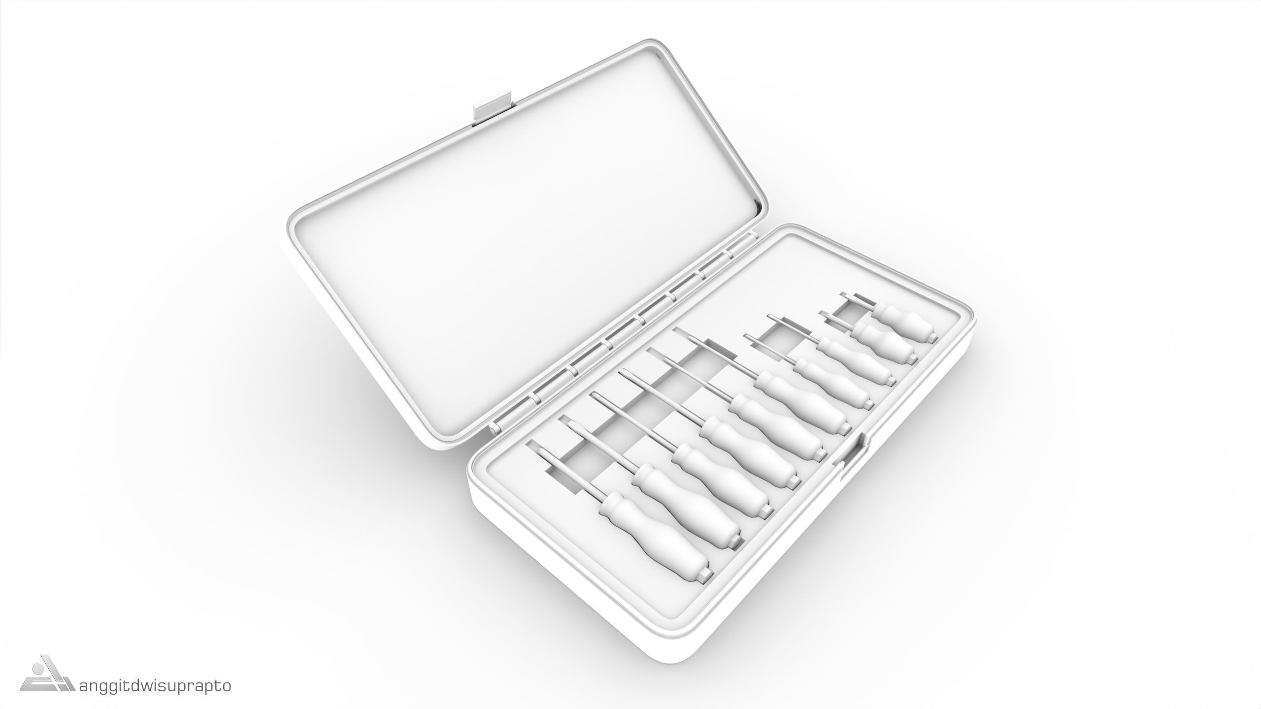 DIY essentials Screwdriver Set 3D model_7