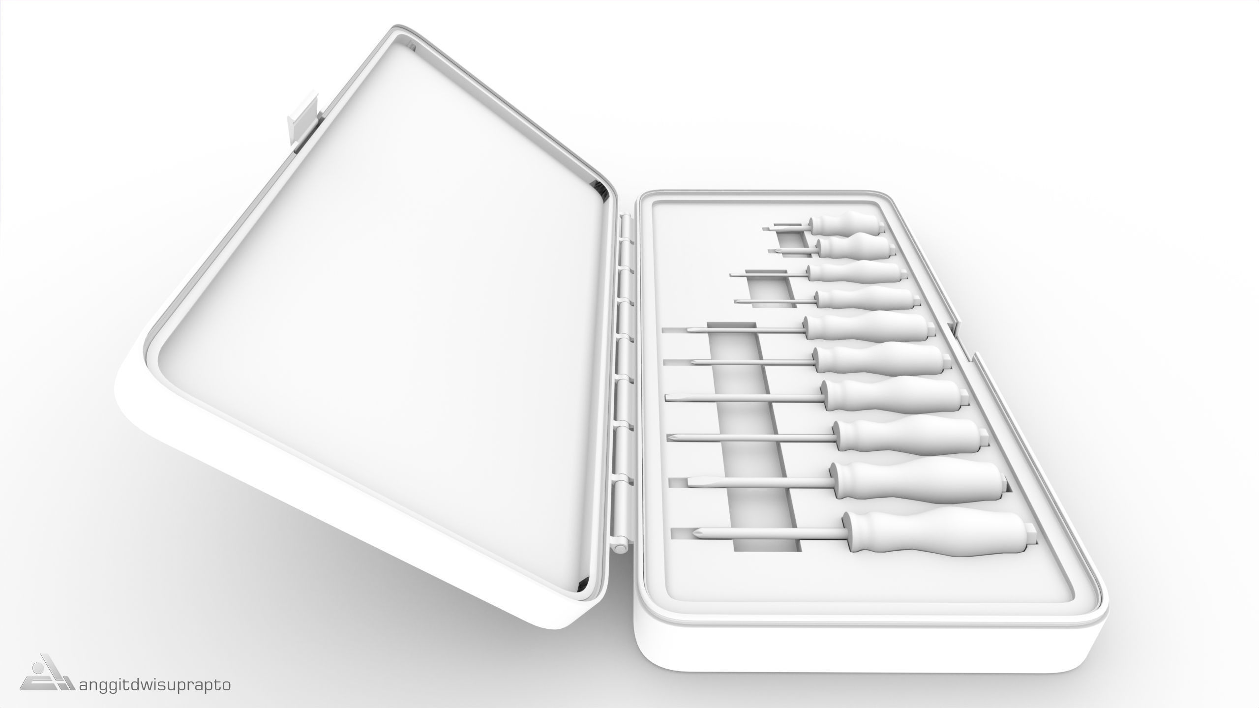 DIY essentials Screwdriver Set 3D model_8