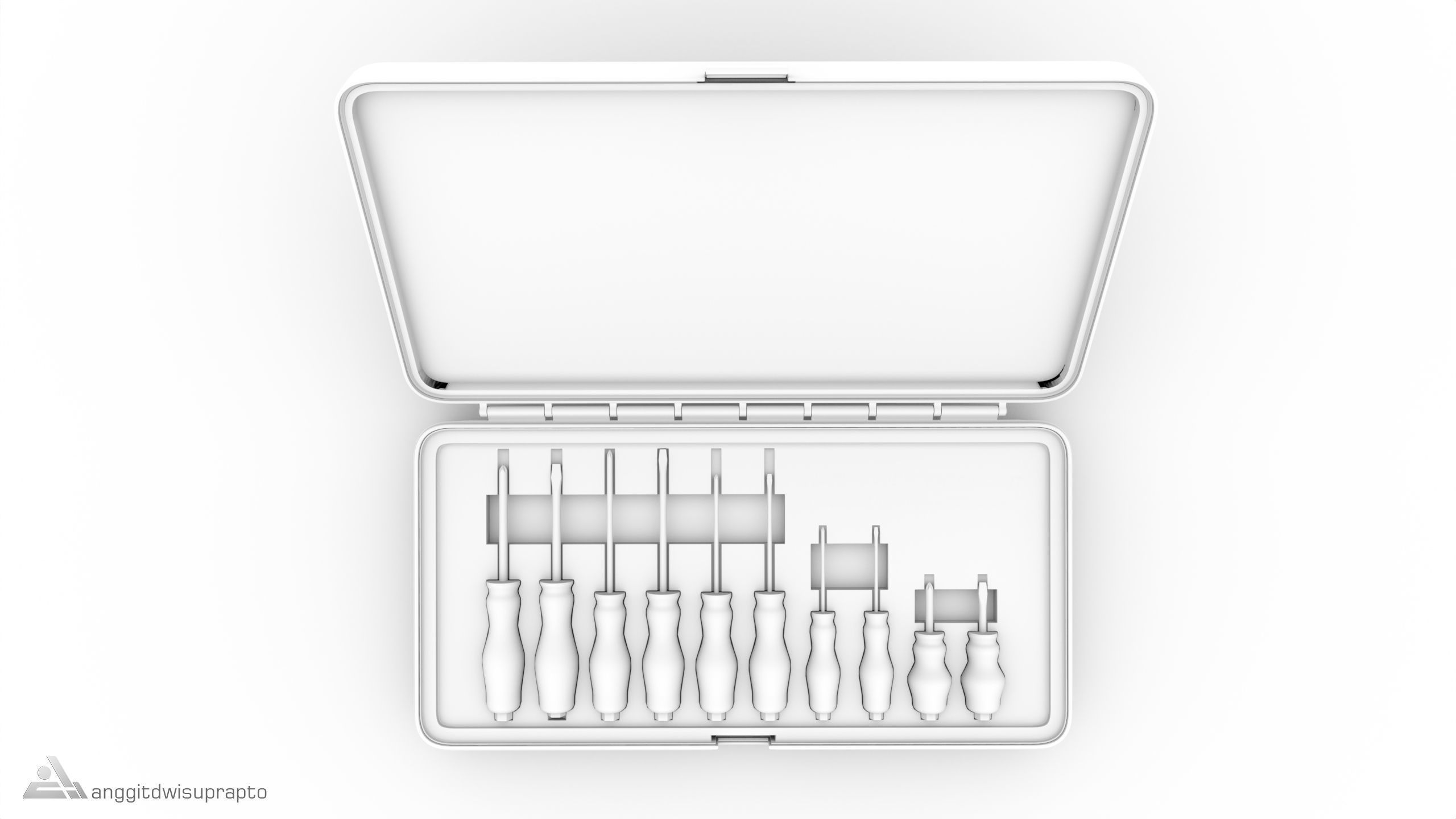 DIY essentials Screwdriver Set 3D model_11