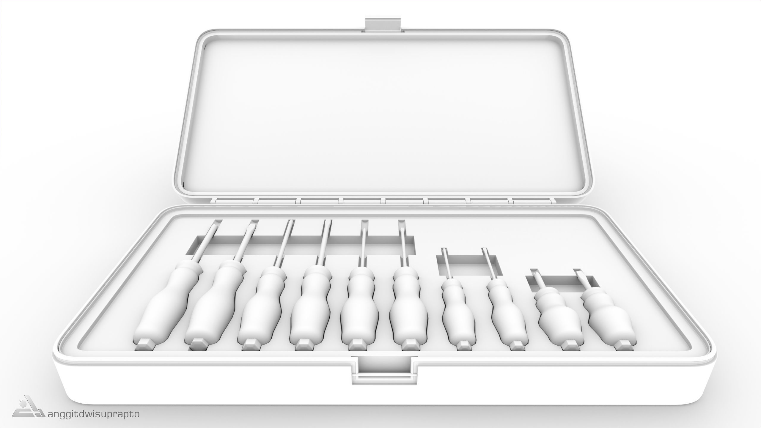 DIY essentials Screwdriver Set 3D model_10