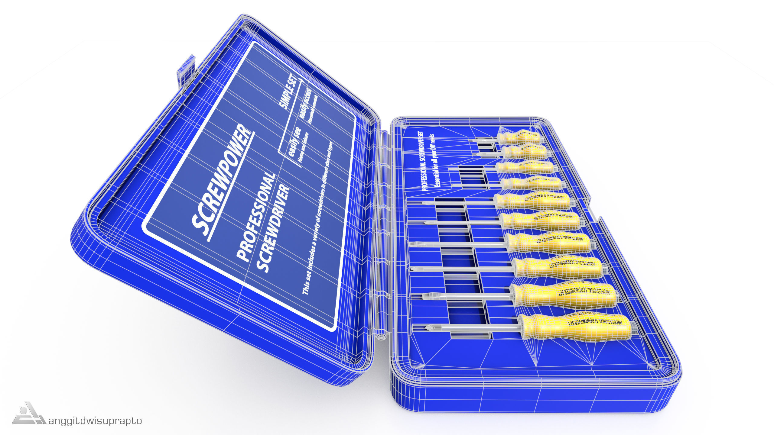 DIY essentials Screwdriver Set 3D model_15