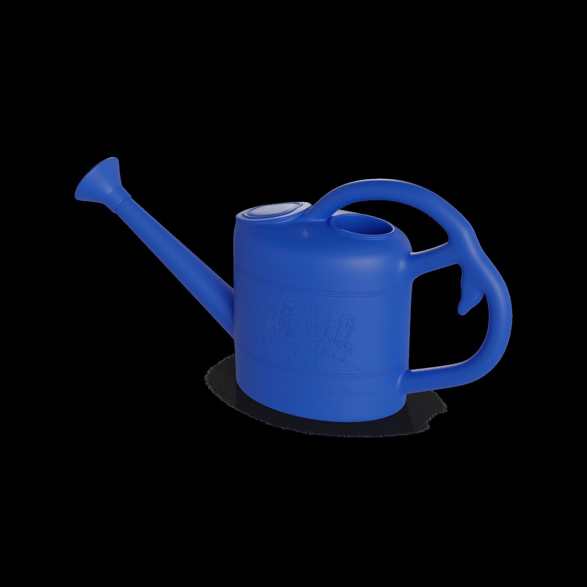 Gardening tools Watering Can 3D model_1
