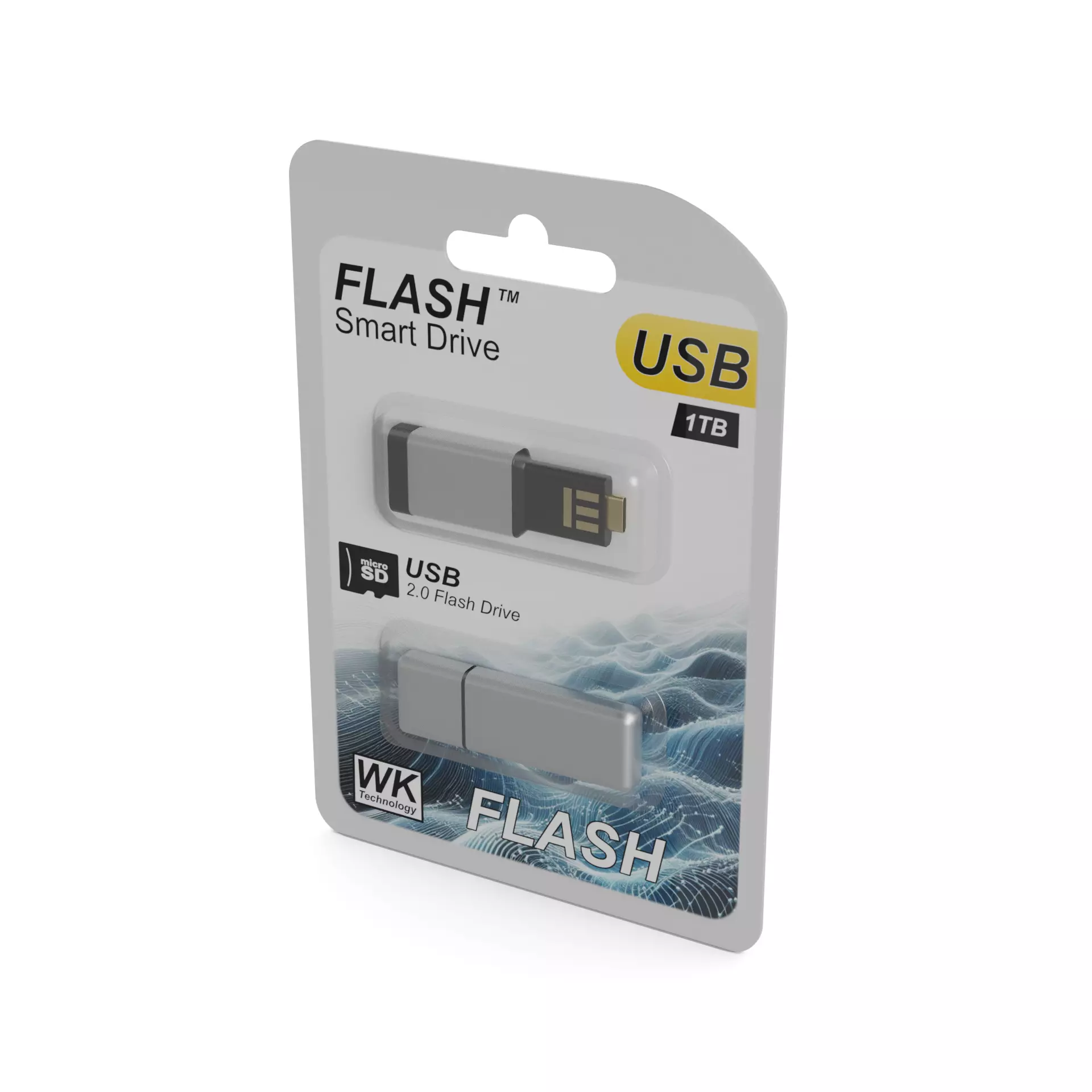 Electronic devices and accessories USB Flash Drive Low-poly 3D model_0