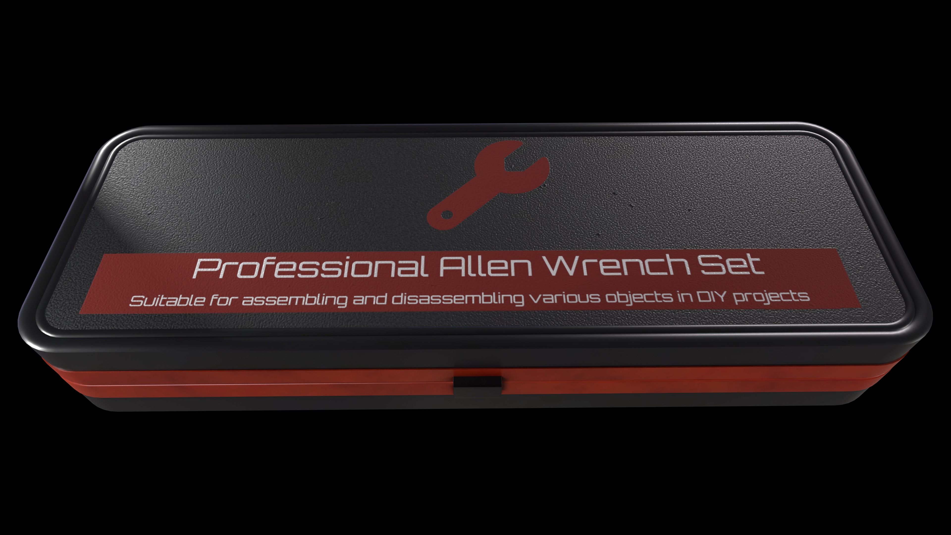 DIY essentials Allen Wrench Set Low-poly 3D model_6