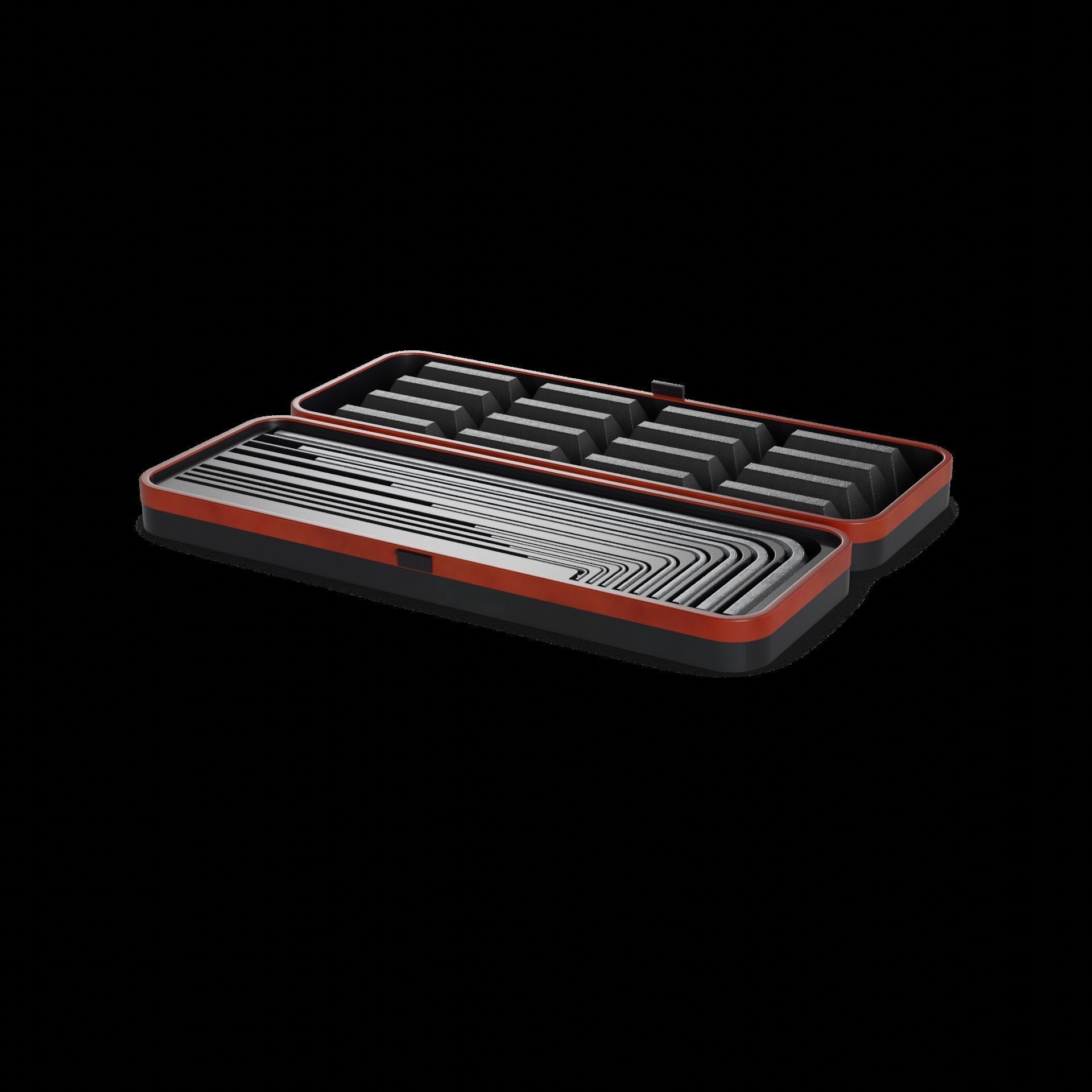 DIY essentials Allen Wrench Set Low-poly 3D model_2