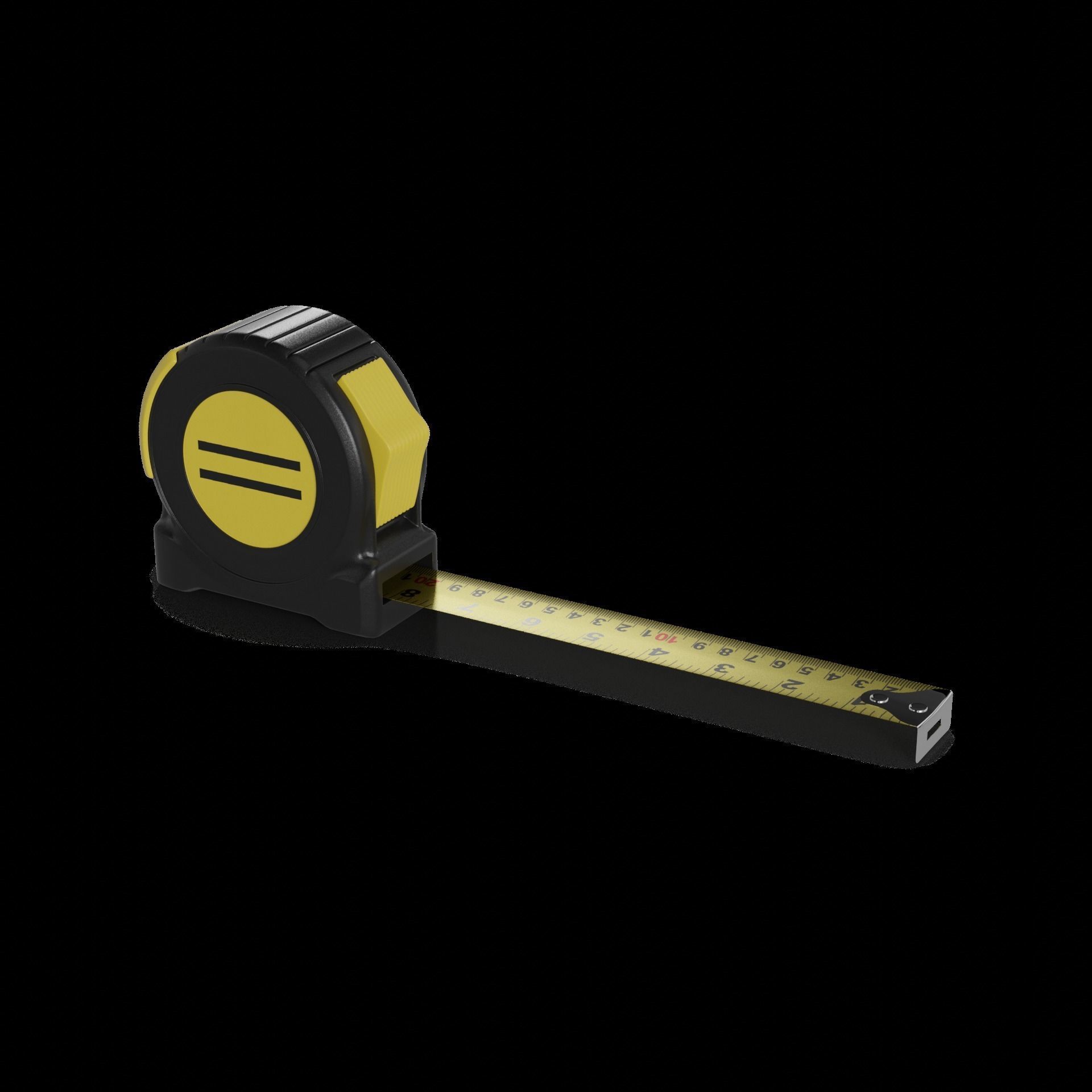 DIY essentials Tape measure 3D model_1
