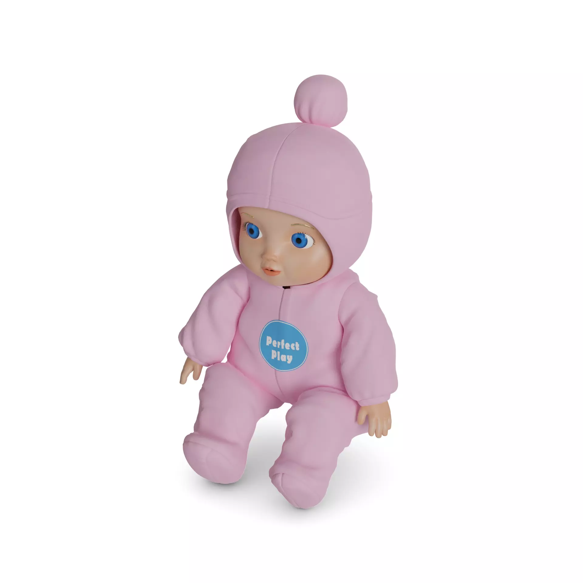 Dolls and their accessories Baby Doll 3D model