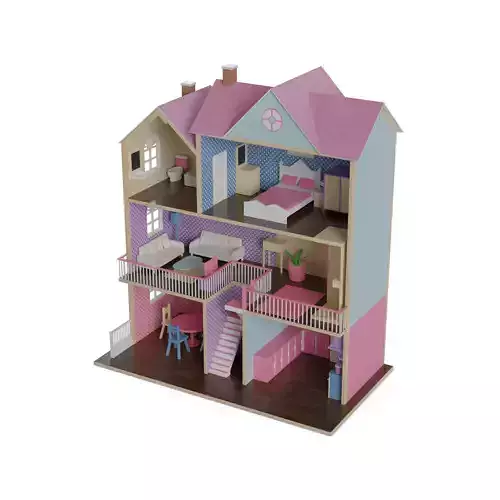 Dolls and their accessories Dollhouse