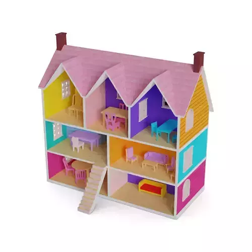 Dolls and their accessories Dollhouse