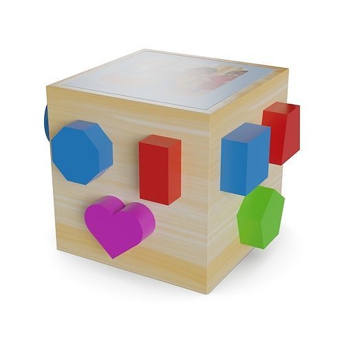 Other toys Shape Sorter Low-poly 3D model