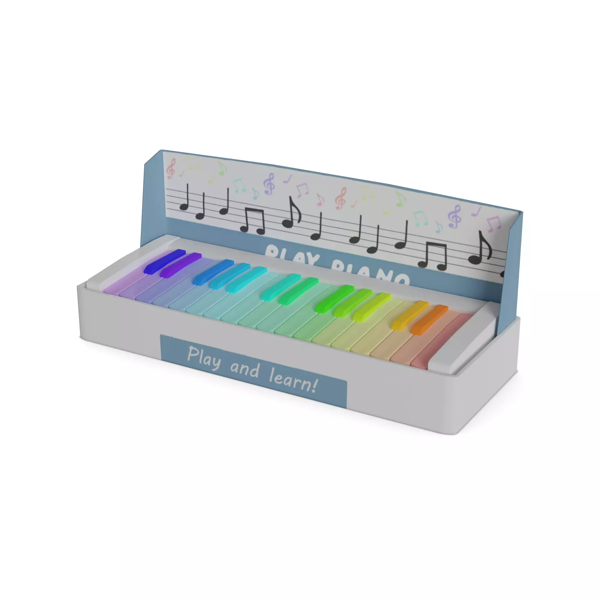 Other toys Toy Piano Low-poly 3D model_0