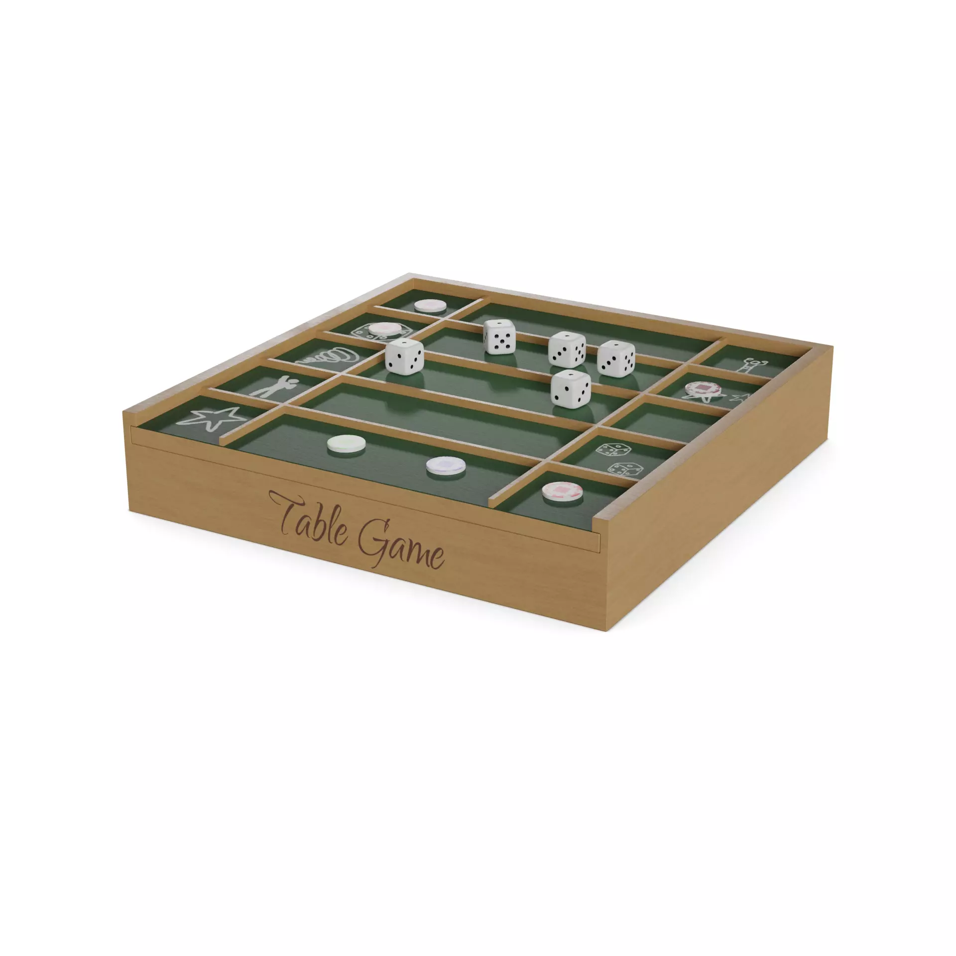 Table games Table Game 3D model_0