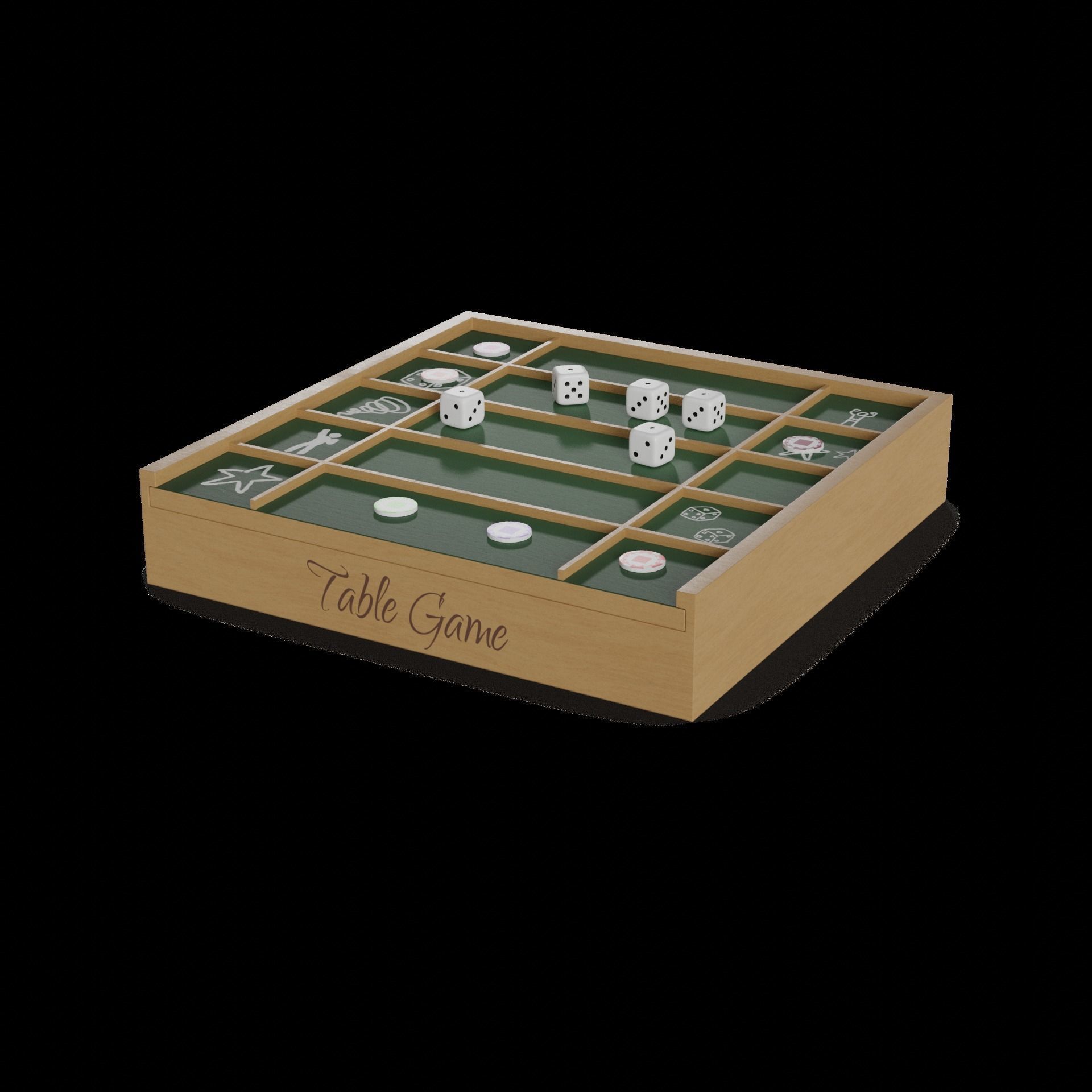 Table games Table Game 3D model_1