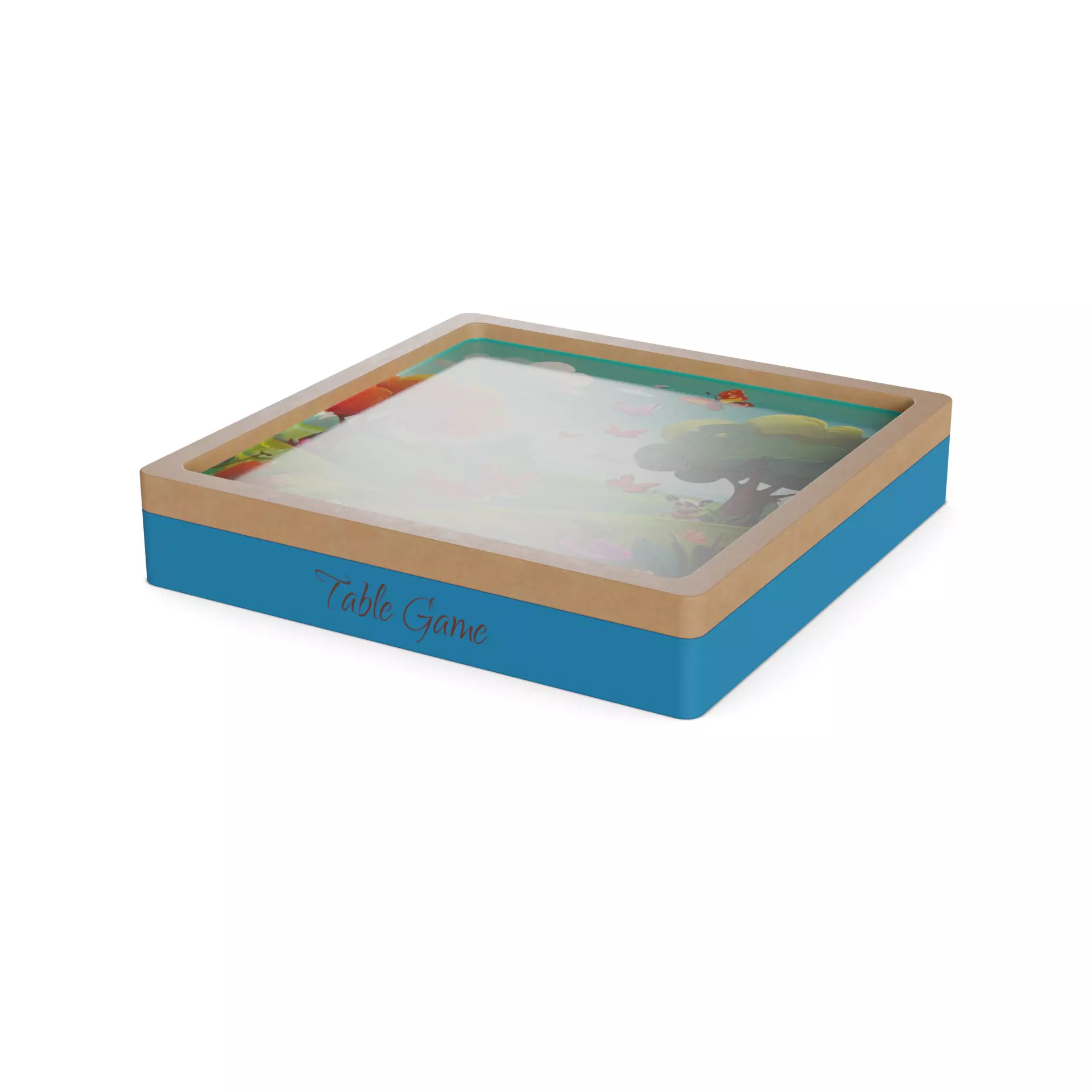 Table games Table Game Low-poly 3D model_0