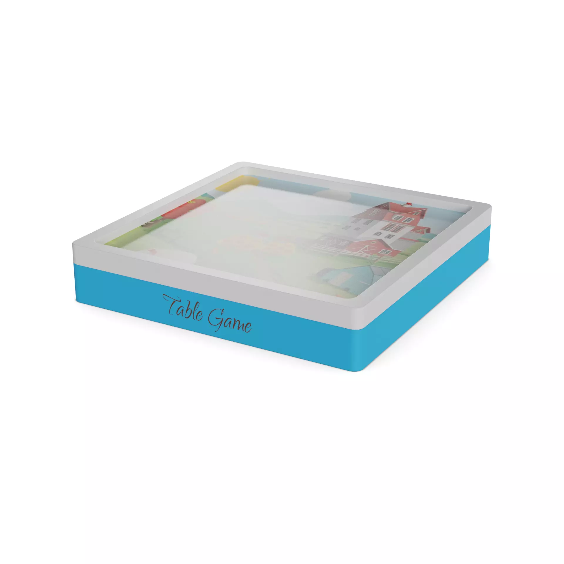 Table games Table Game Low-poly 3D model_0