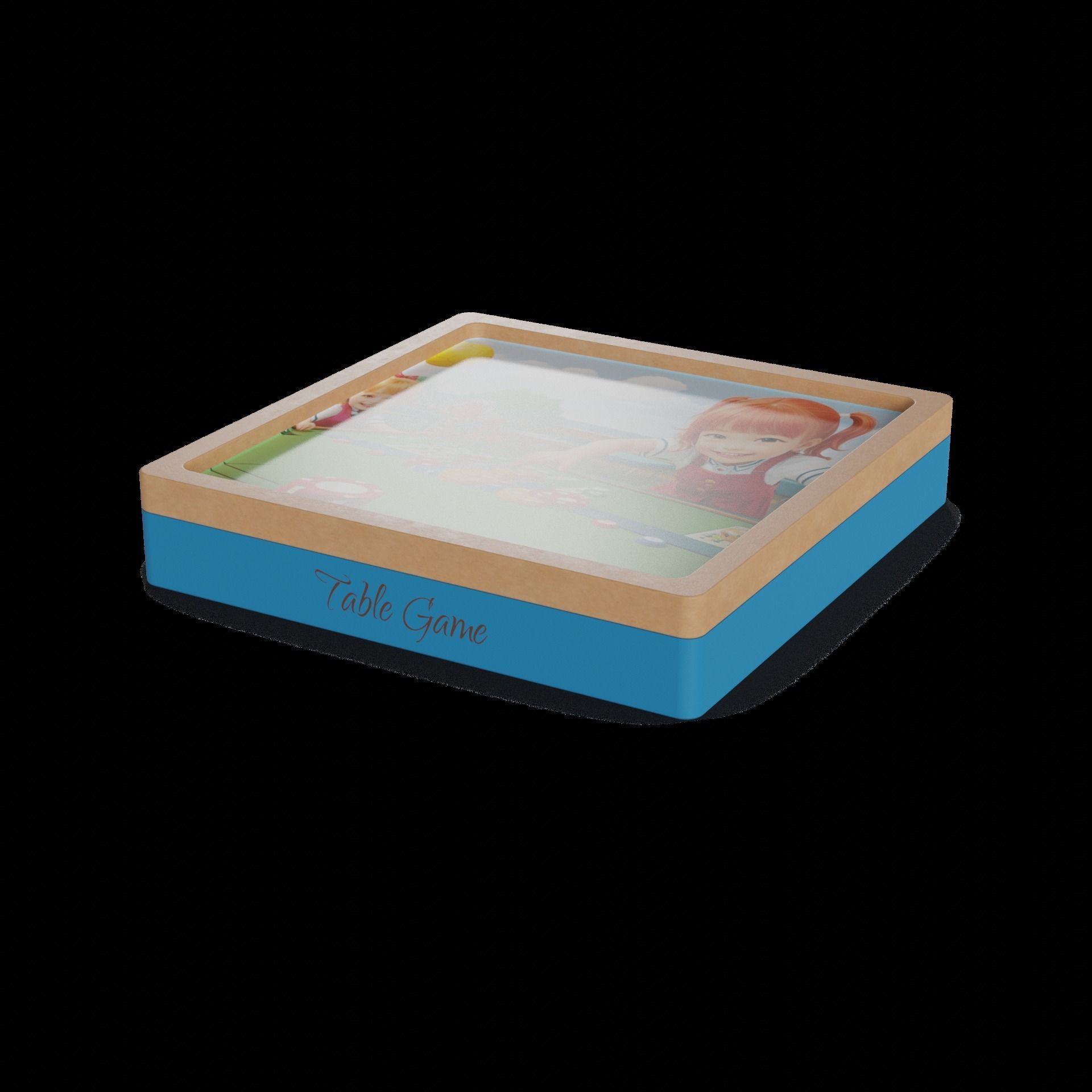 Table games Table Game Low-poly 3D model_1