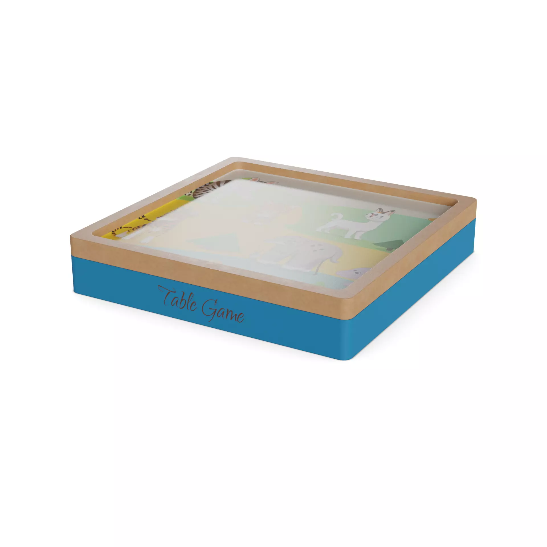 Table games Table Game Low-poly 3D model_0