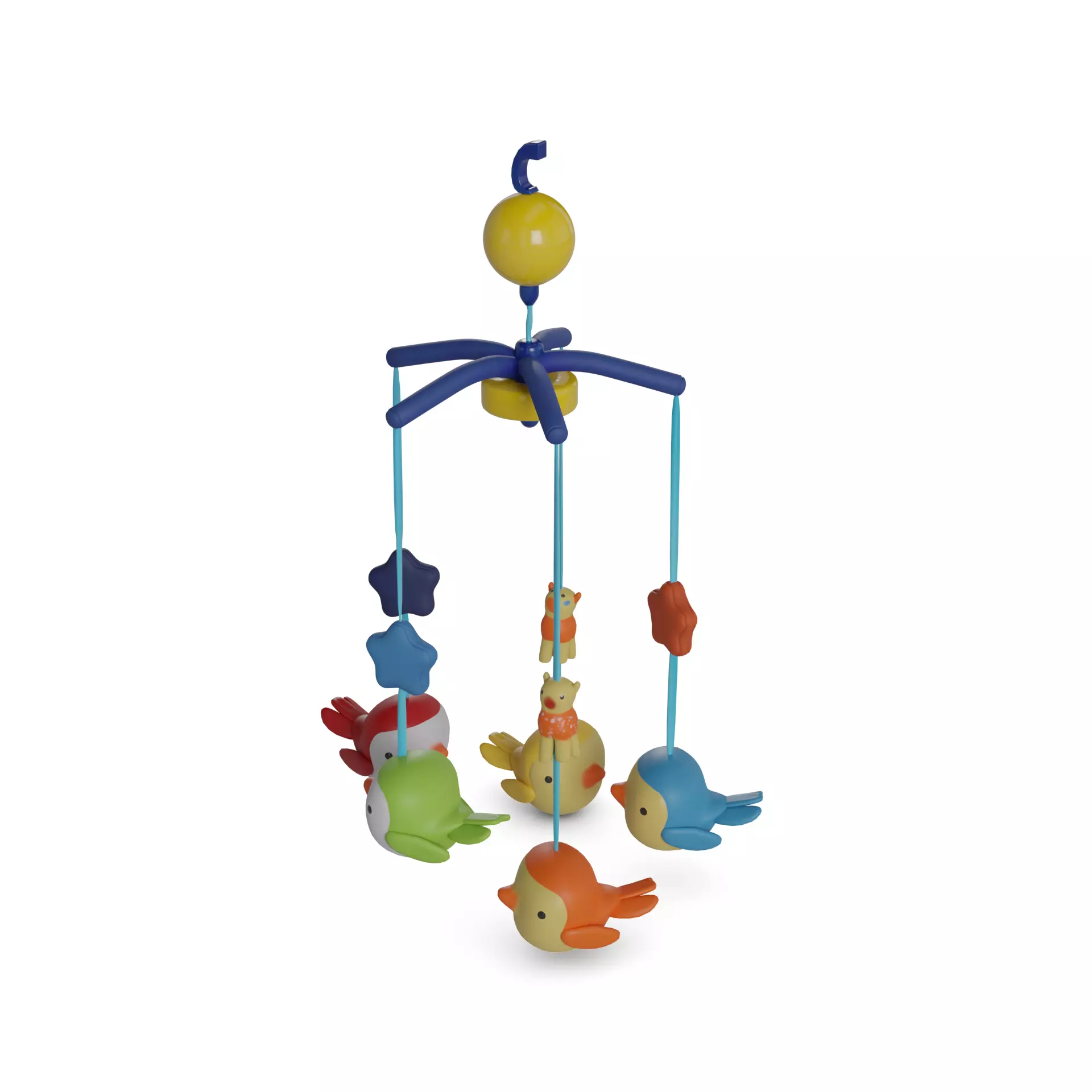 Baby and educational toys Musical Mobile 3D model_0
