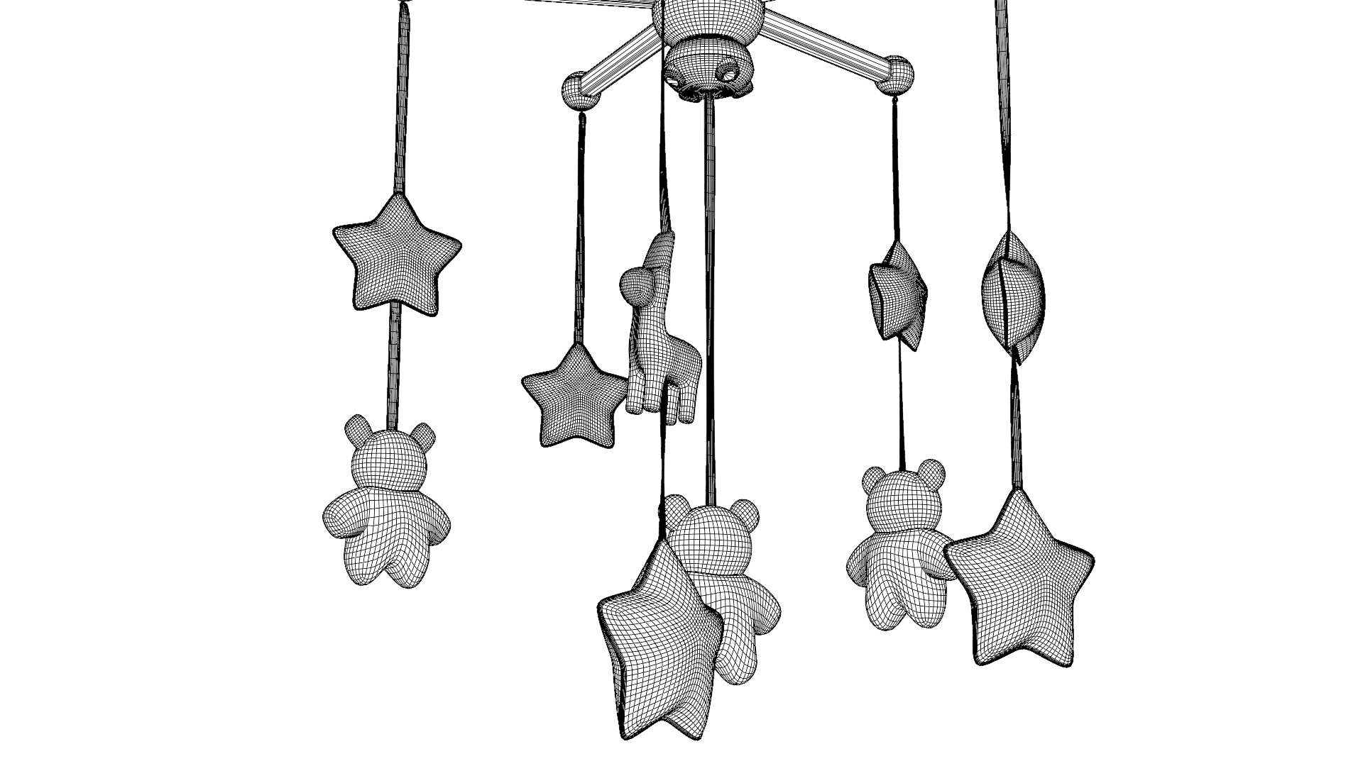 Baby and educational toys Baby Mobile 3D model_9