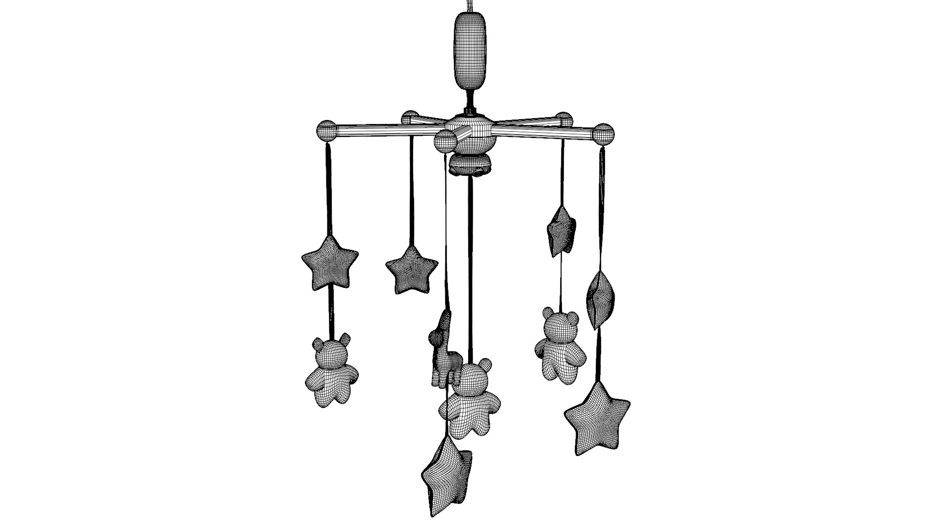 Baby and educational toys Baby Mobile 3D model_7