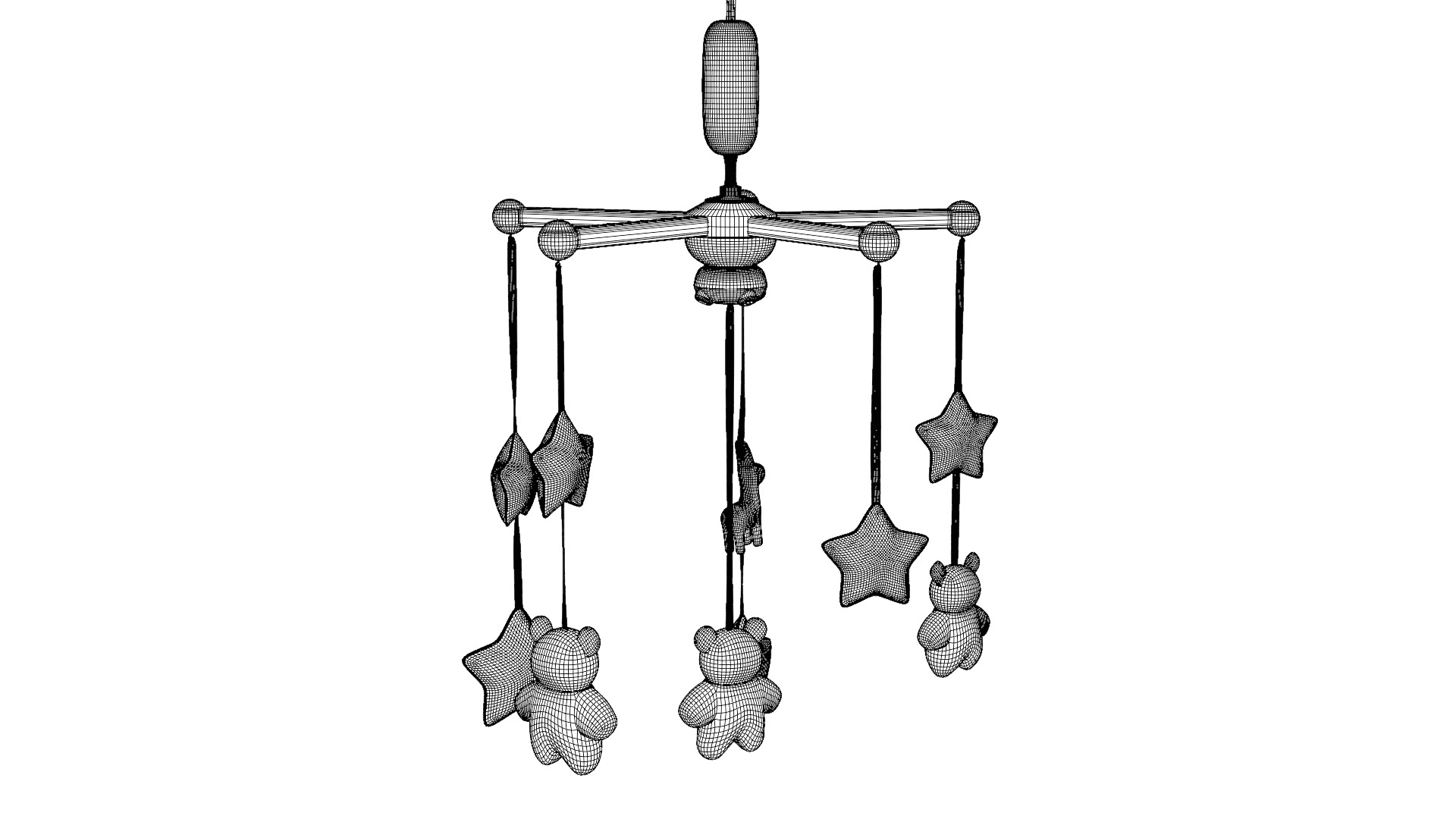 Baby and educational toys Baby Mobile 3D model_12