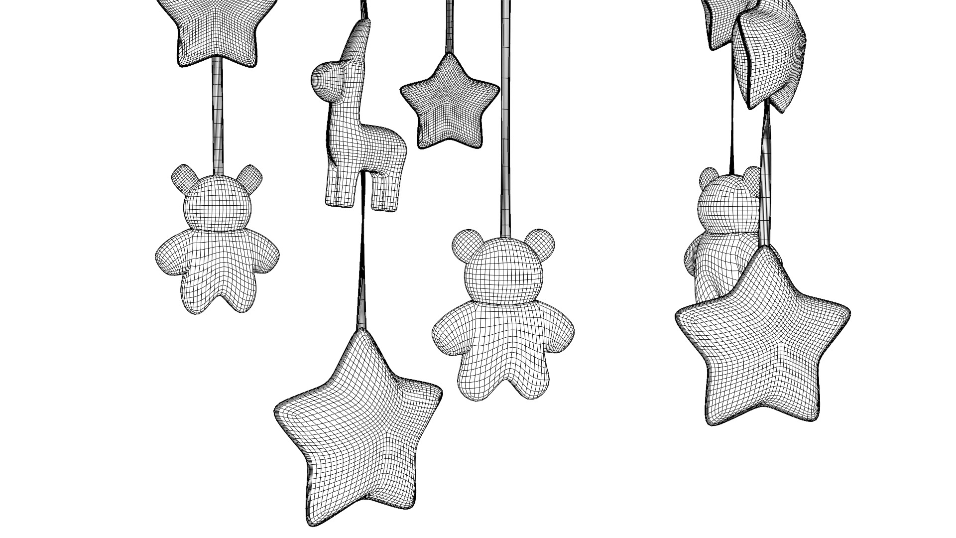 Baby and educational toys Baby Mobile 3D model_11