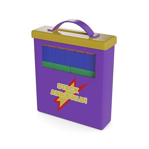 Baby and educational toys Stacking Blocks 3D model