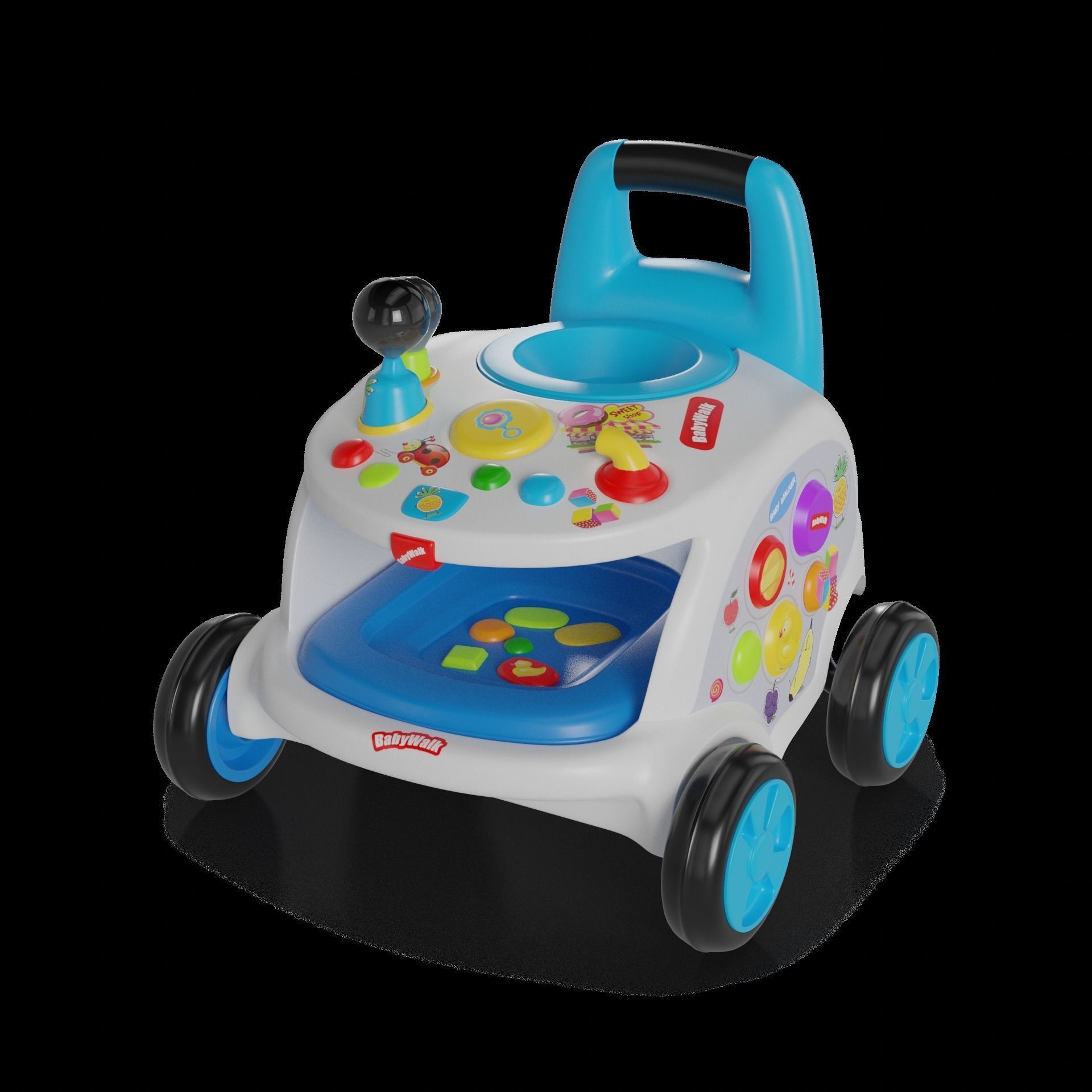 Baby and educational toys Baby Walker 3D model_1