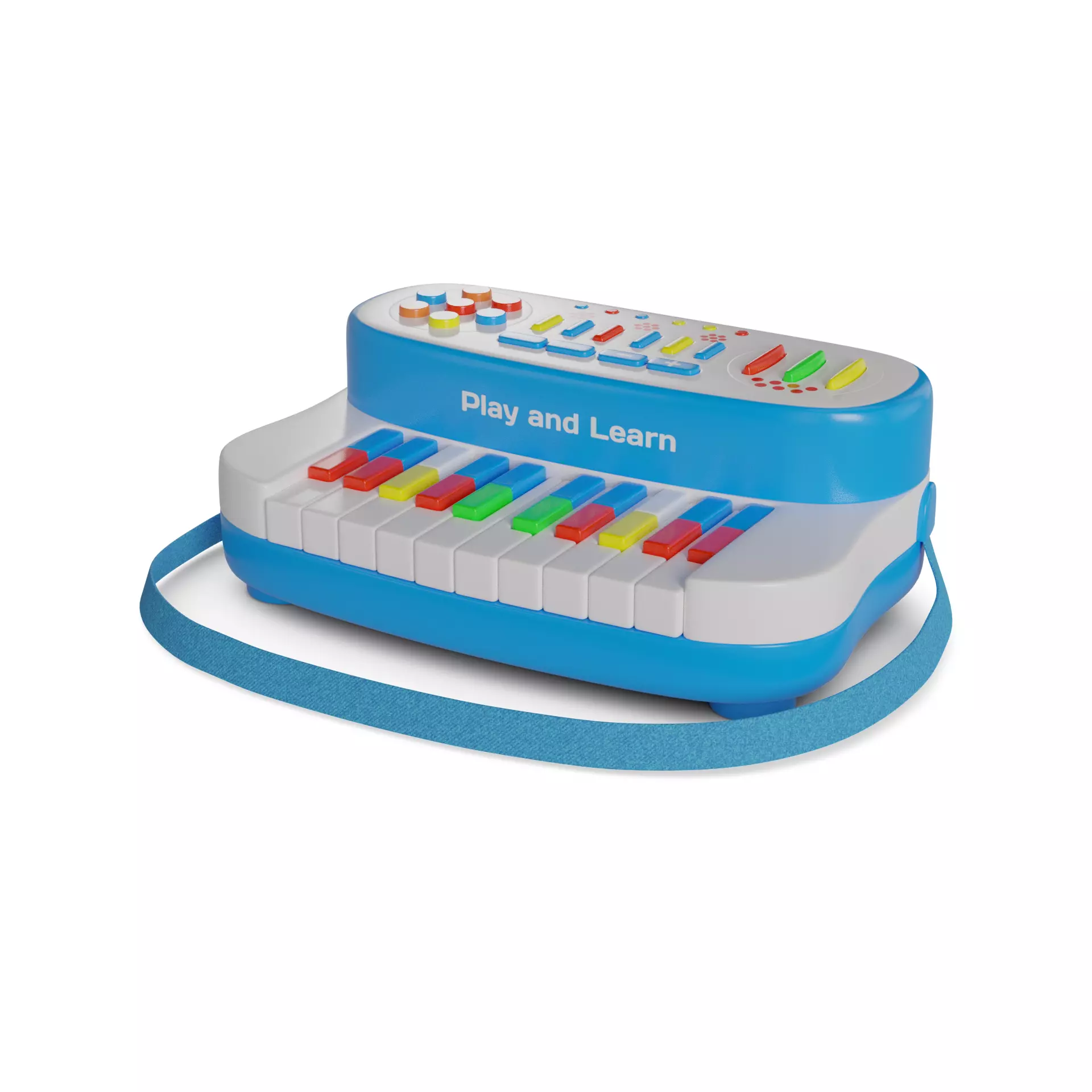 Baby and educational toys Musical Piano 3D model_0