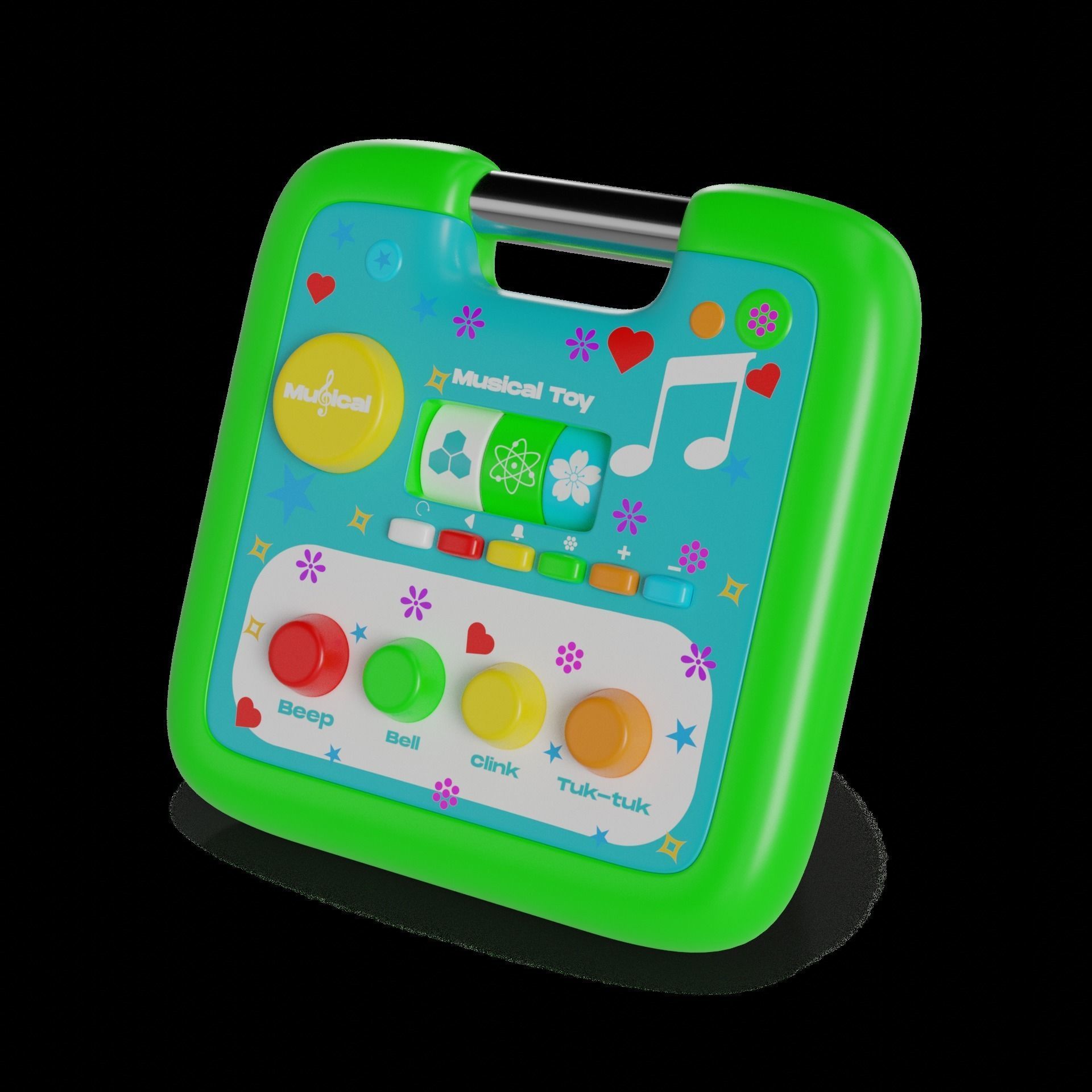 Baby and educational toys Musical Toy 3D model_1