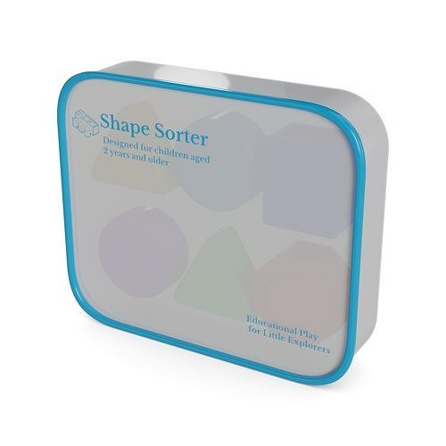 Baby and educational toys Shape Sorter Low-poly 3D model