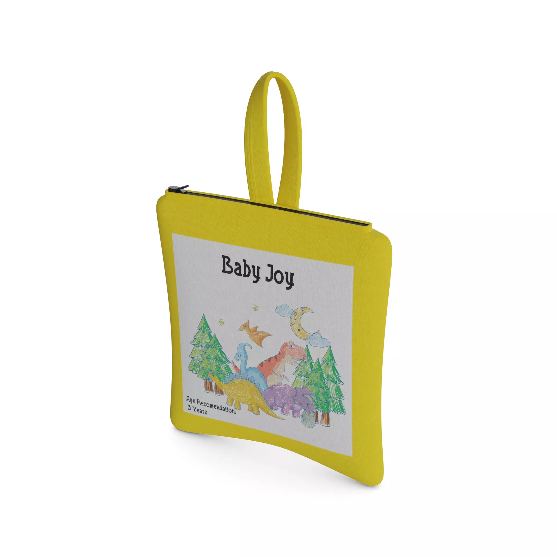 Baby and educational toys Baby Book Set Low-poly 3D model_0