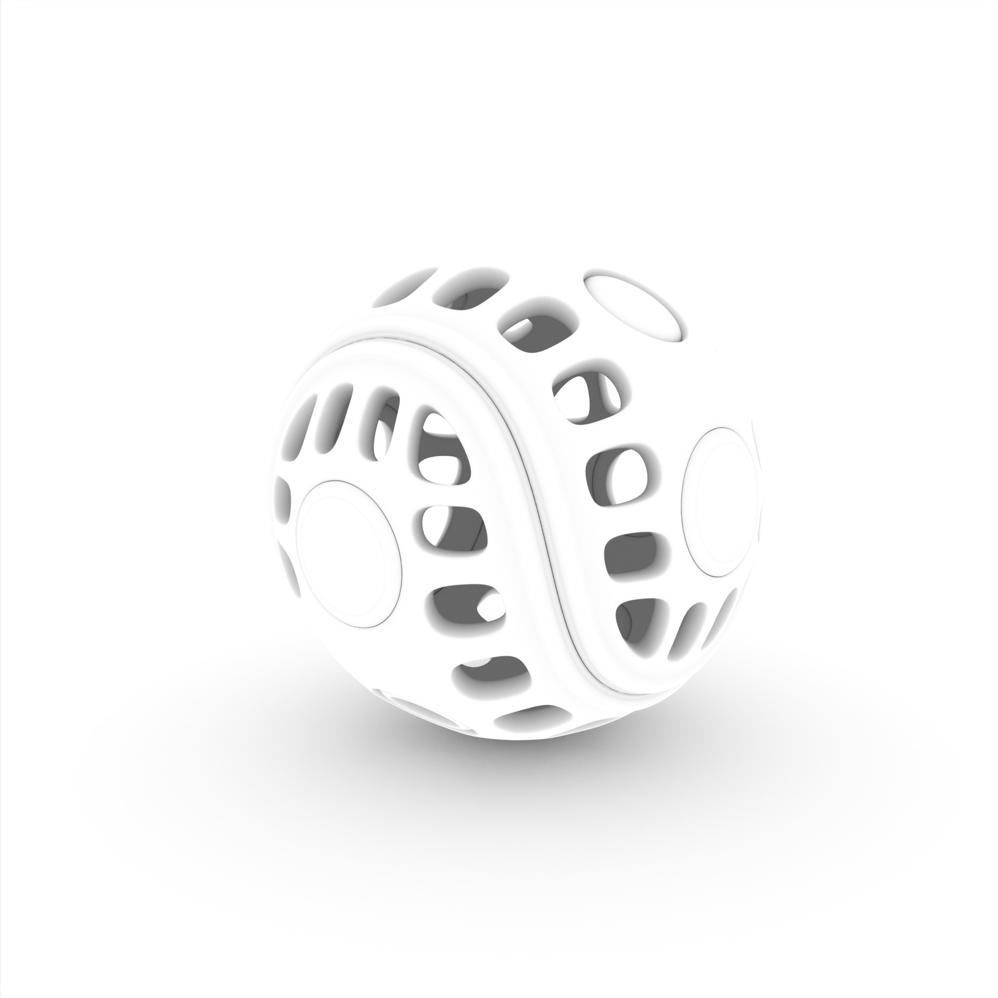 Baby and educational toys - Rattle Ball 3D model_12