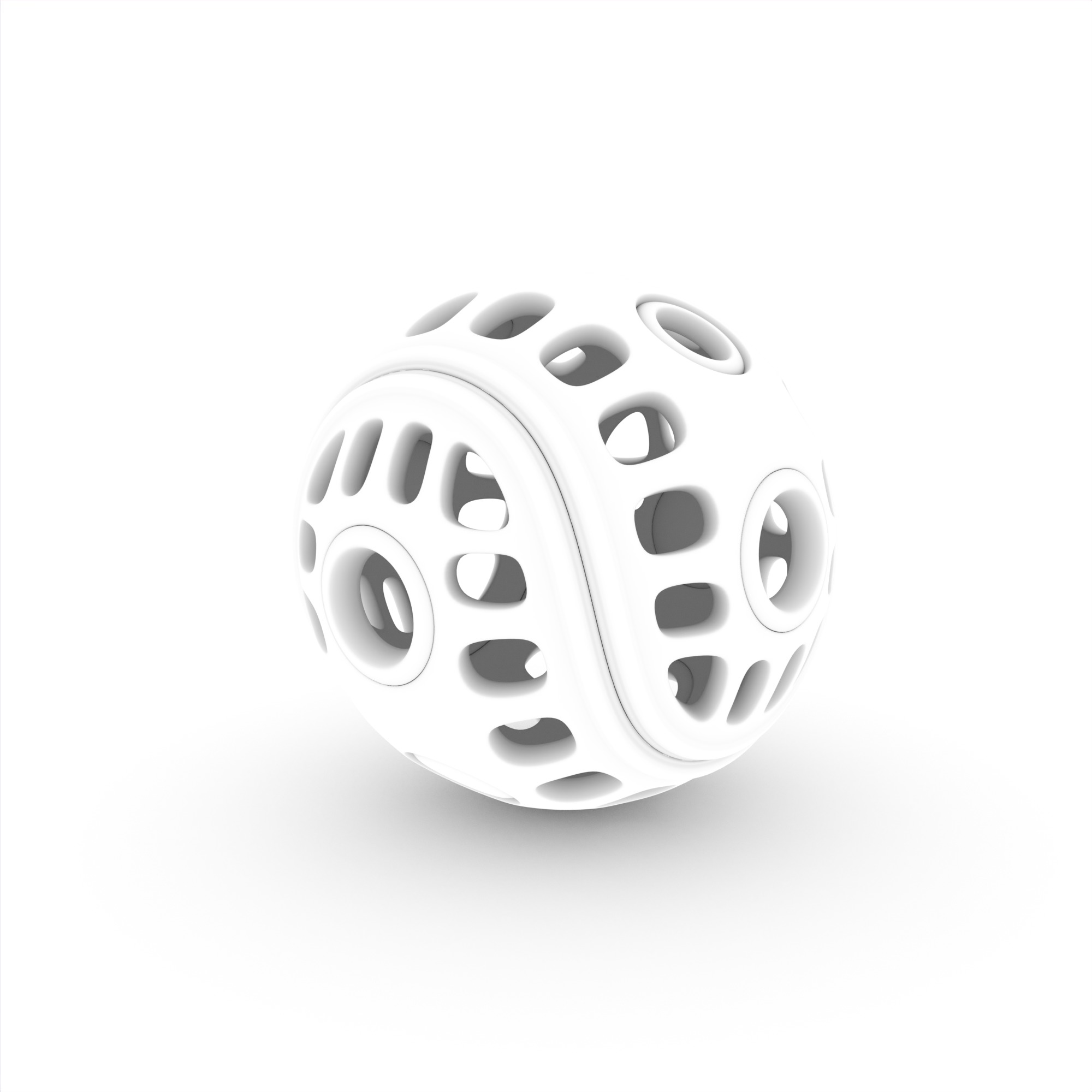 Baby and educational toys - Rattle Ball 3D model_14