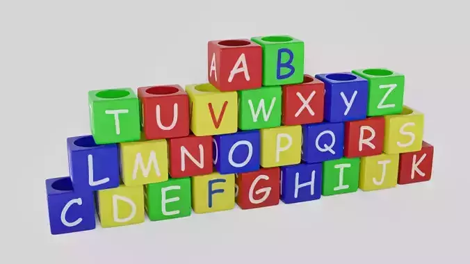 Baby and educational toys Alphabet Blocks